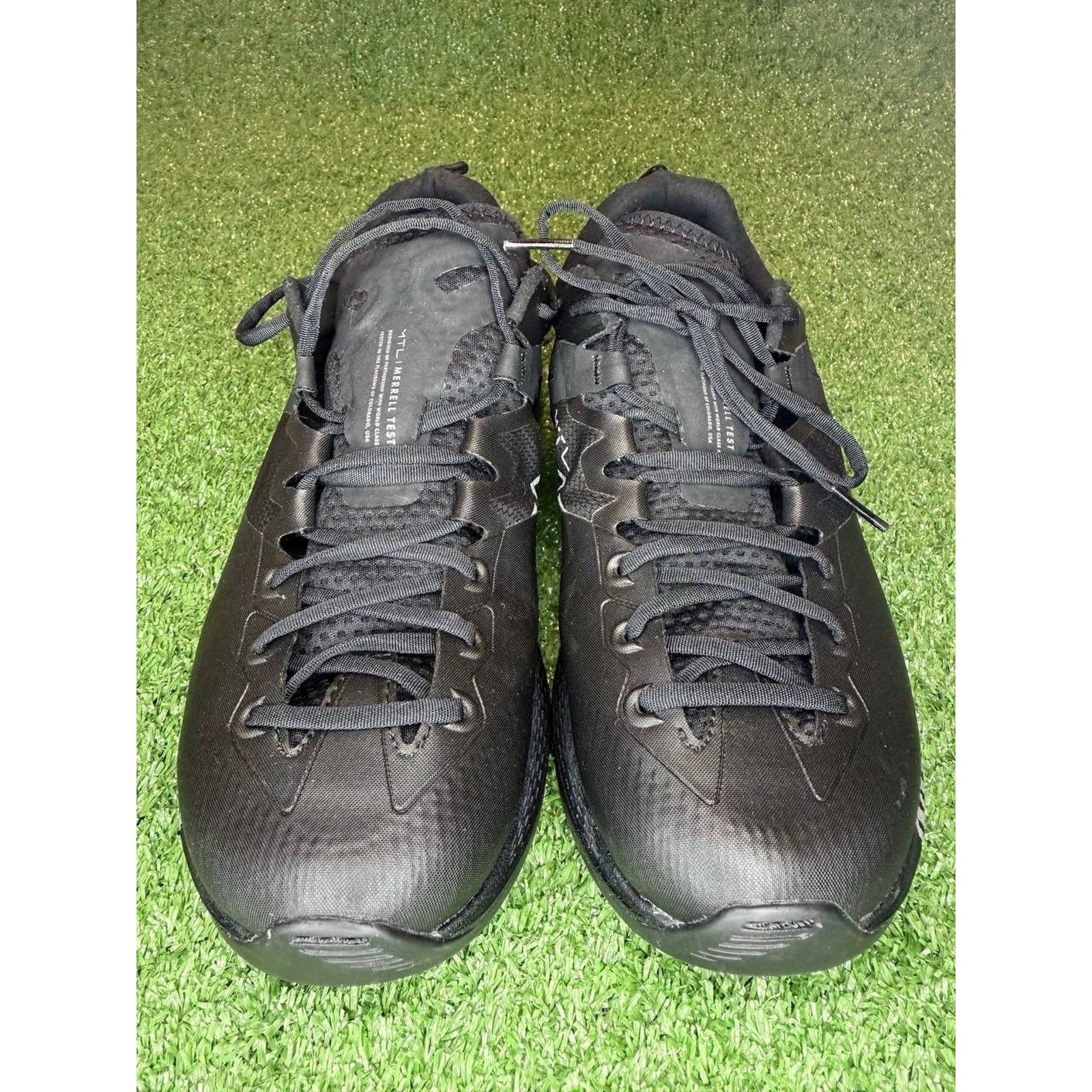 🔥 MERRELL MTL MQM Black Trail Sneakers Mens 9 EXCELLENT 🚀