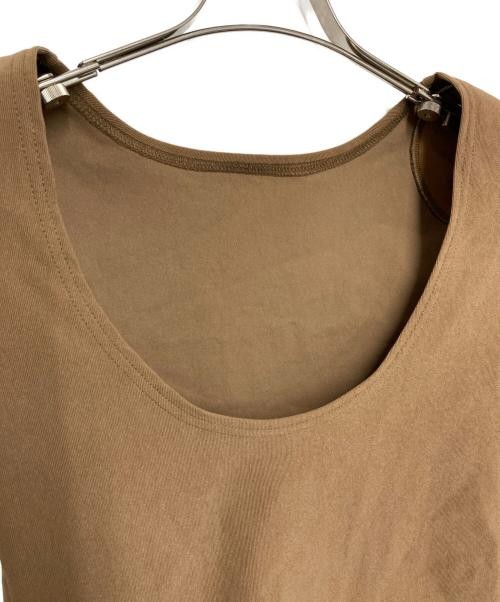 Cygne Brown S/S Back Open Women’s Top, S Slim Fit, Fine Condition