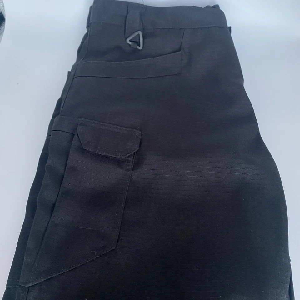 Men Cargo Pants Soldier Straight-fit Tactical Work Combat Trousers Outdoor AA