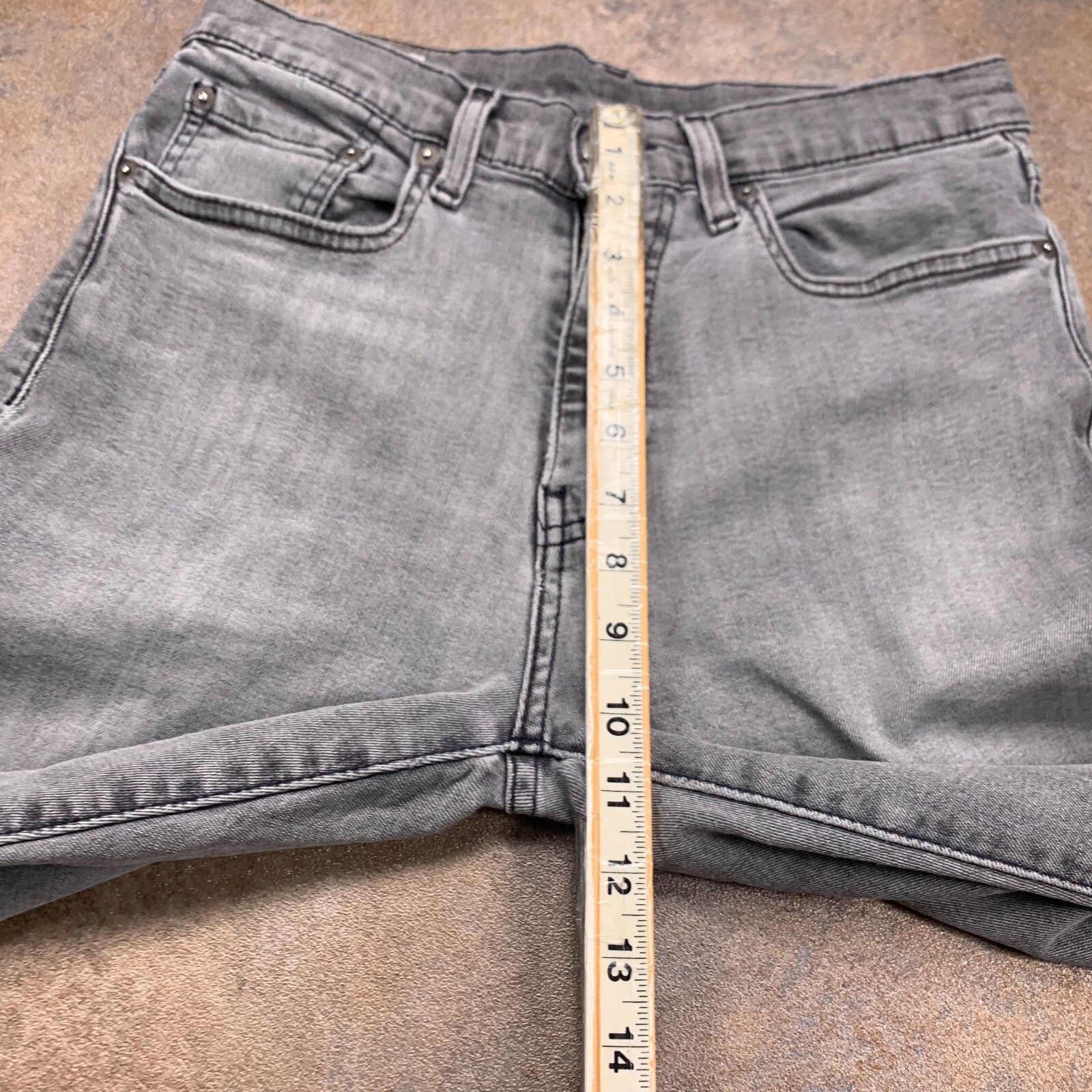 LEVI’S 512 Jeans Mens (31 Inch Waist) (28 Inch Leg) Skinny Tapered Fit Grey