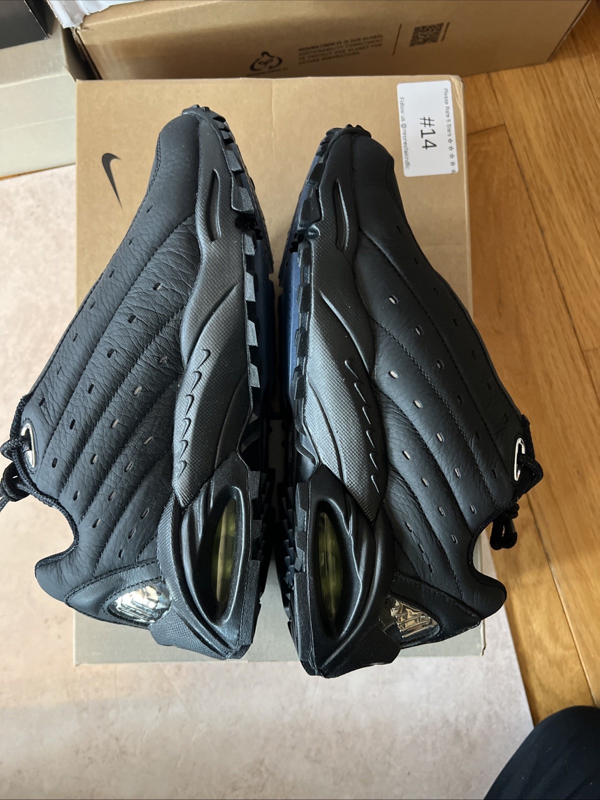 New Size 6M/7.5W Nike Air Terra Hot Step x NOCTA Drake Black/Chrome