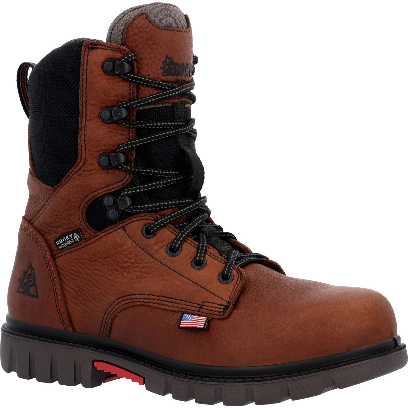 ROCKY WORKSMART 8″ WATERPROOF COMPOSITE TOE WORK BOOTS RKK0403 – NEW – SALE