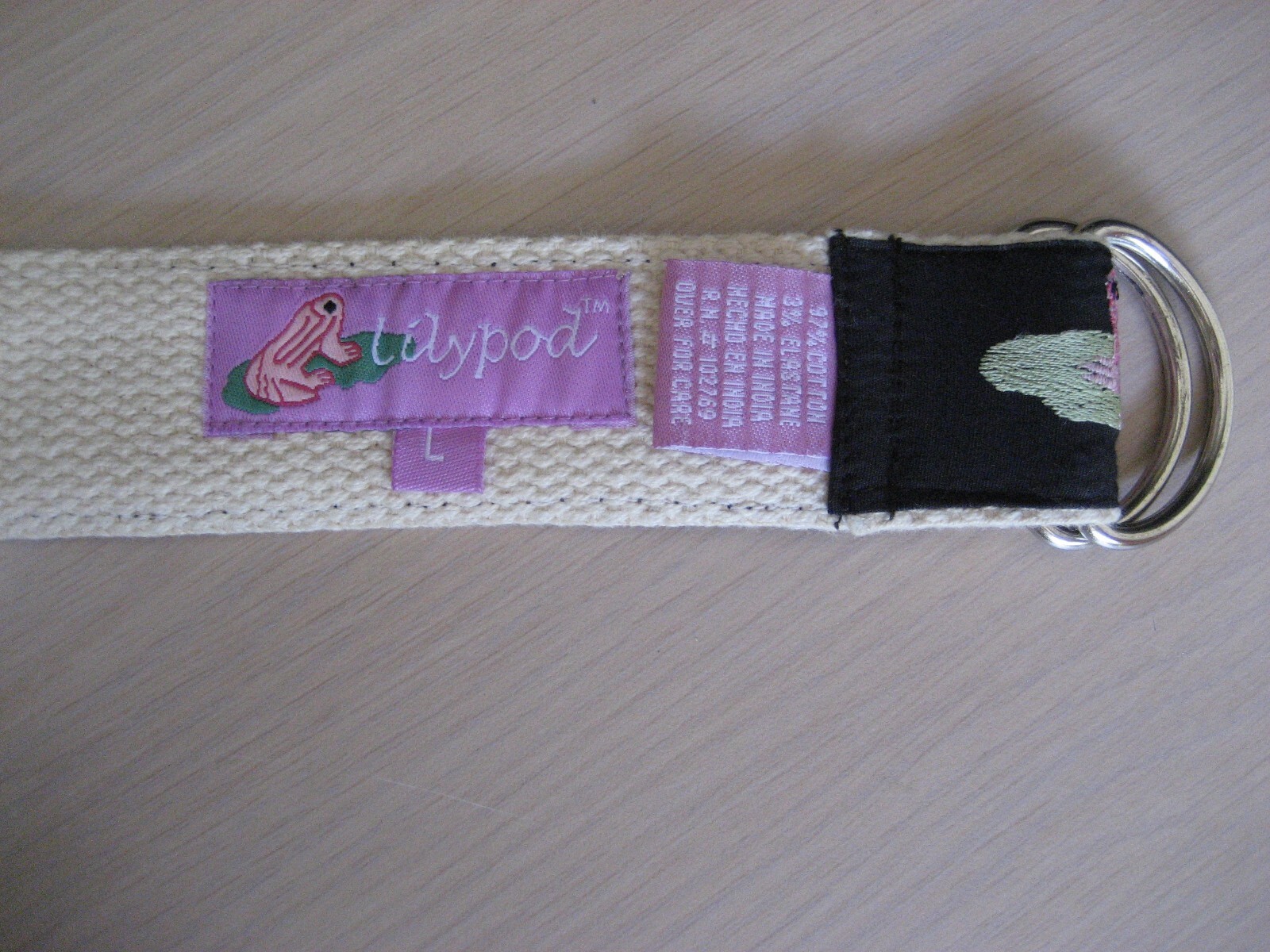 LILYPOD 97% COTTON 3% ELASTANE FROG ON LILY PAD BELT SIZE LARGE