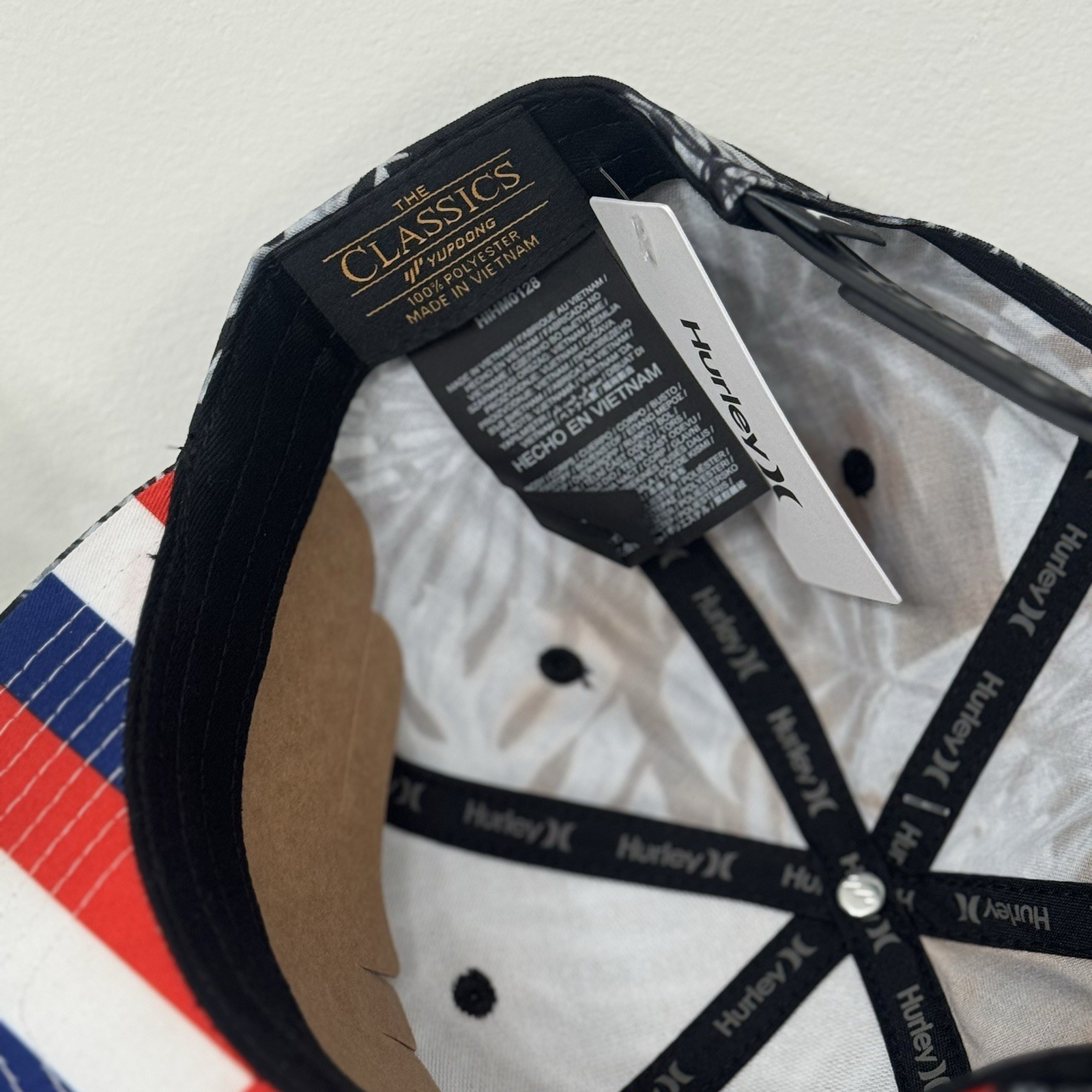 NWT Hurley Ohana Hawaii Flag SnapBack Hat -Sig Zane – Classics By Yupoong