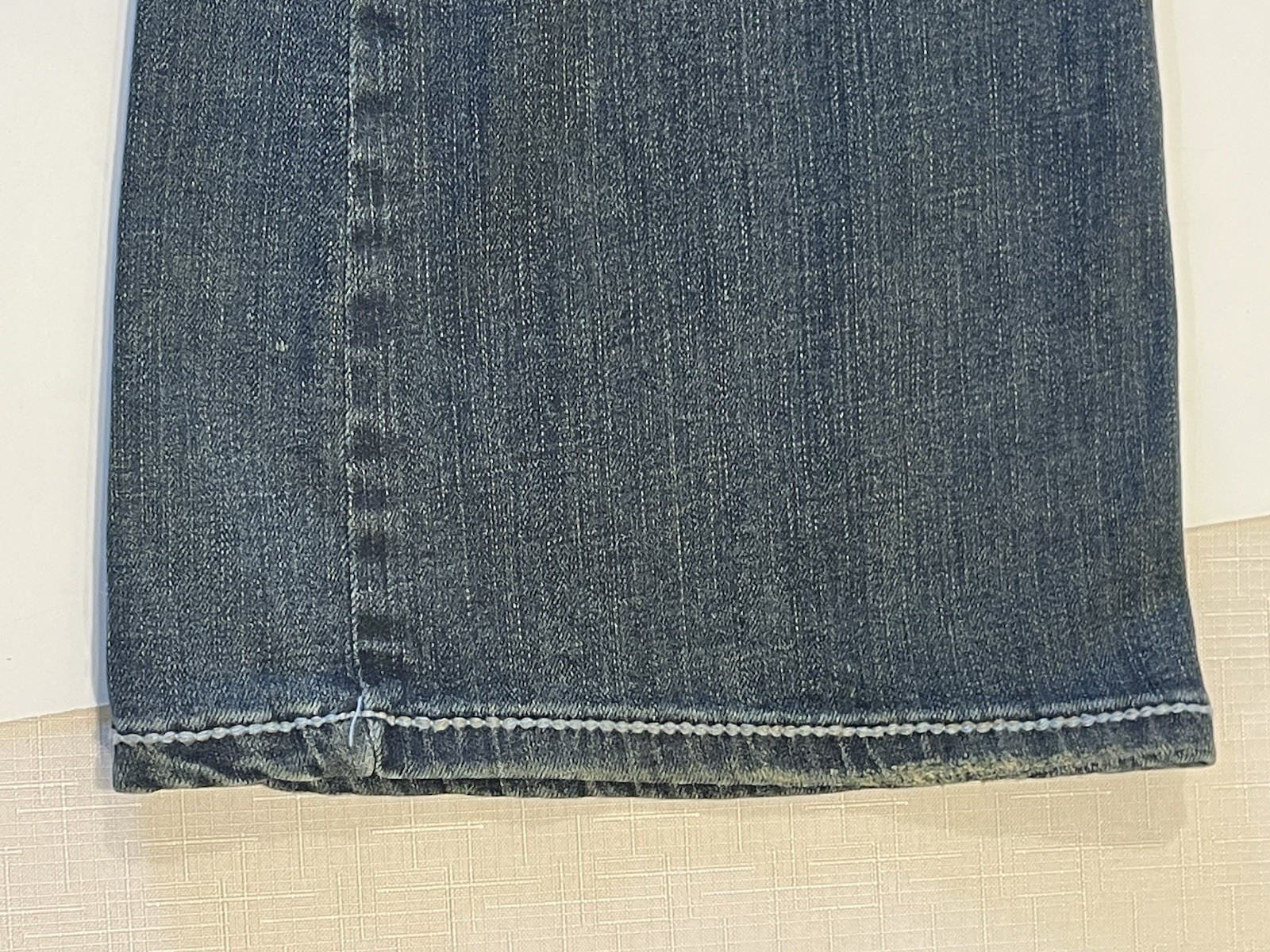 Amethyst Jeans Juniors 13 Blue Bootcut Flare Stretch Denim Dark Wash Embroidered