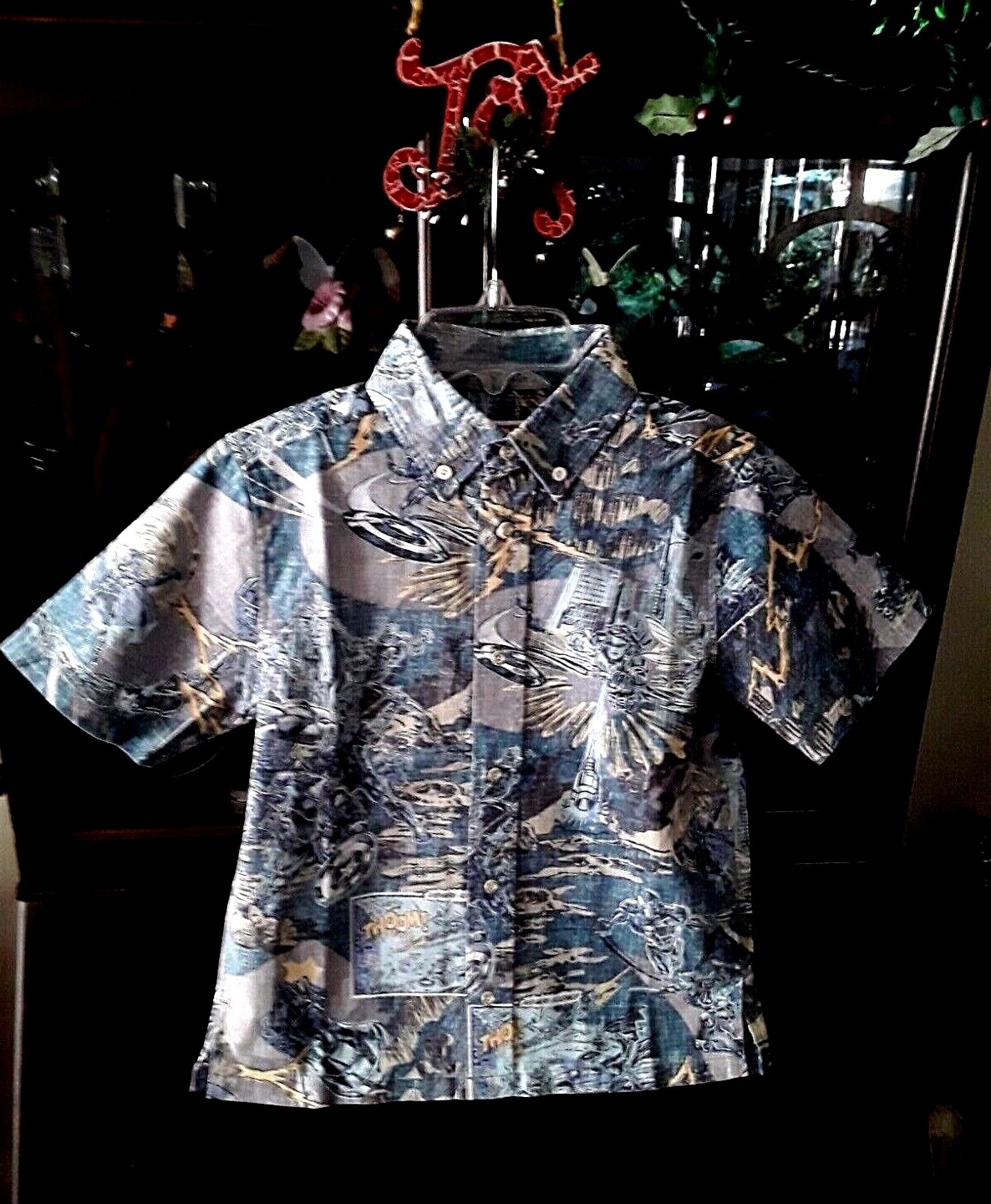 Reyn Spooner Boy’s MARVEL ADVENGER Color-Slate Full Button Shirts