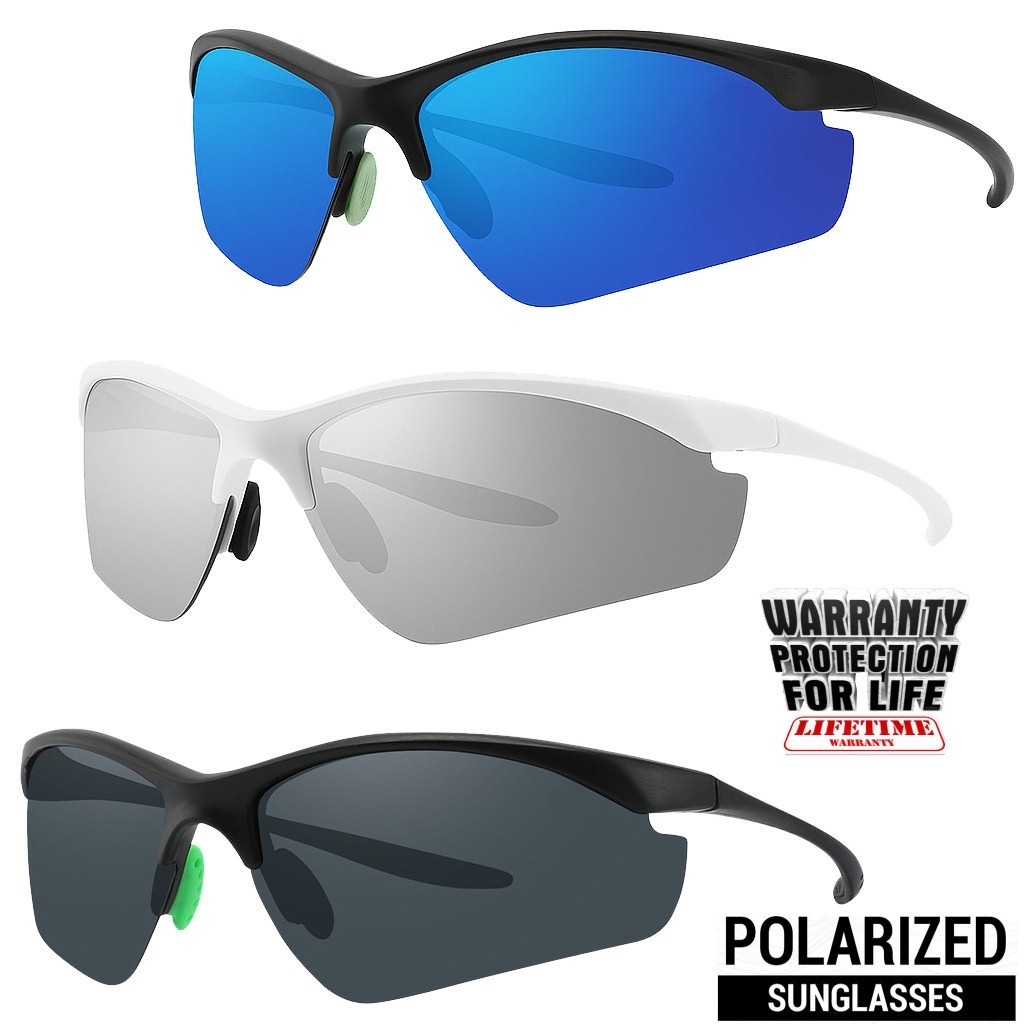 Premium Sport POLARIZED Sunglasses CYCLING,DRIVING New Wrap Around US Same day