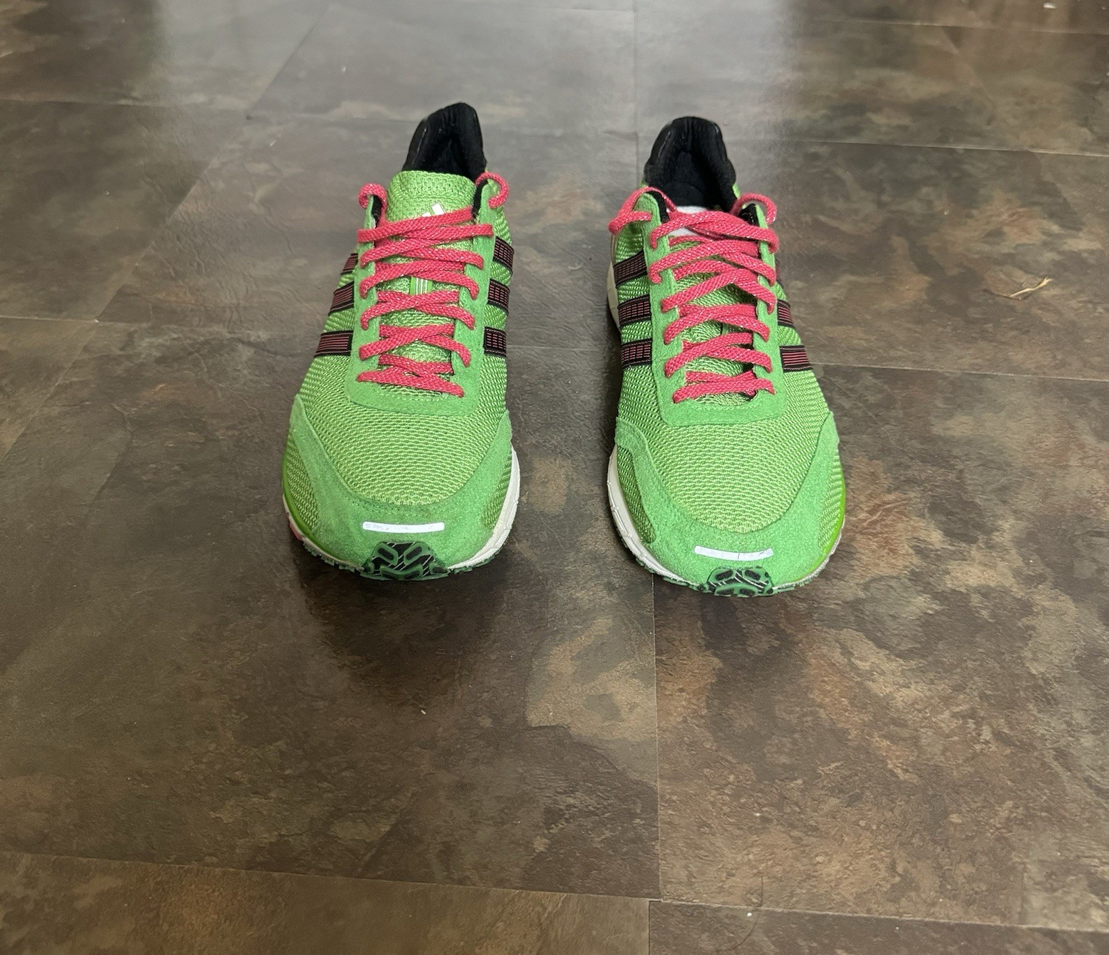 ADIDAS ADIZERO ADIOS OG Sneakers Green/Pink/Black/White