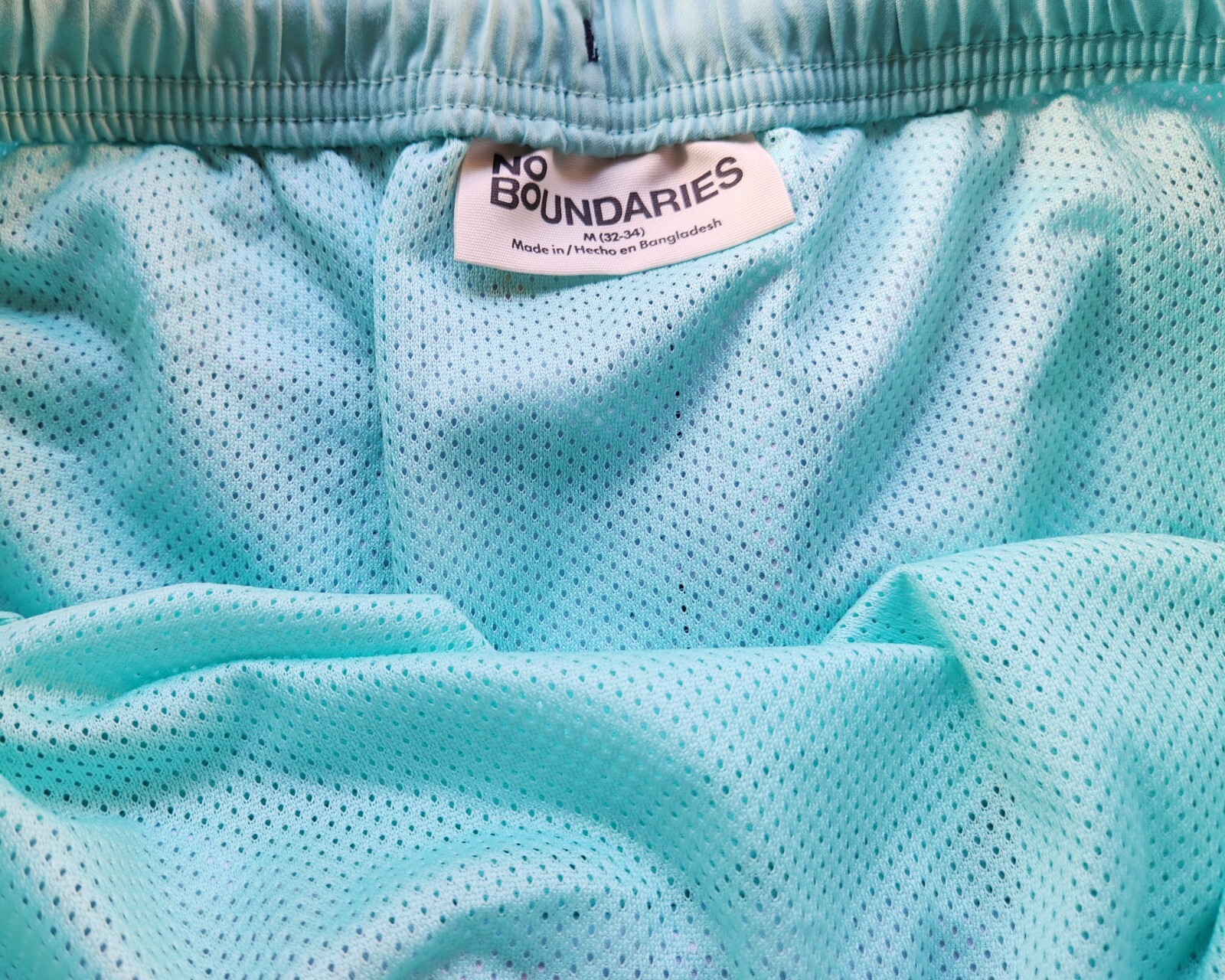 No Boundaries Men’s Apparel Panda Elastic Waist Shorts – Size: Medium (32-34)