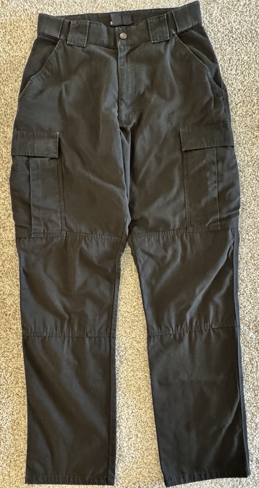 5.11 Tactical TDU Rip-Stop Cargo Pants Mens Medium Waist 74003 Black 511