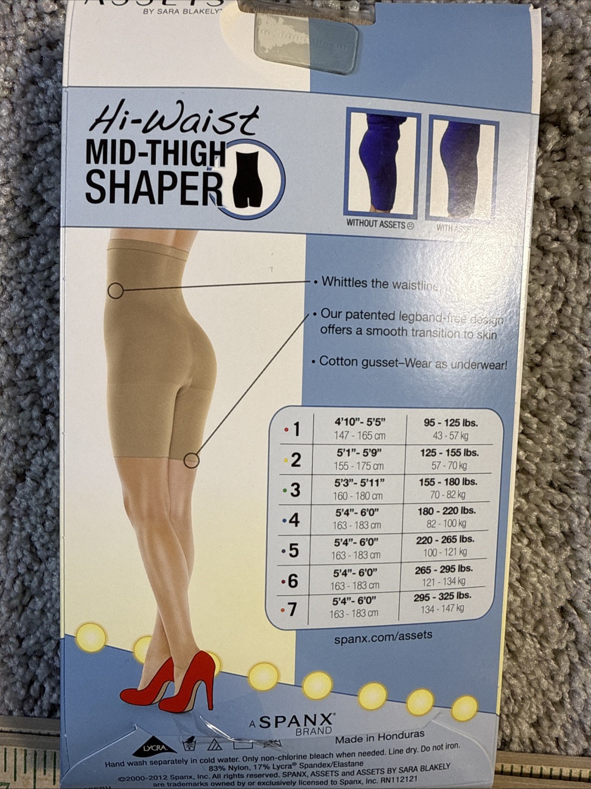 NWT Spanx Mid-Thigh Shaper Size 4 Nude 180-220 Lbs