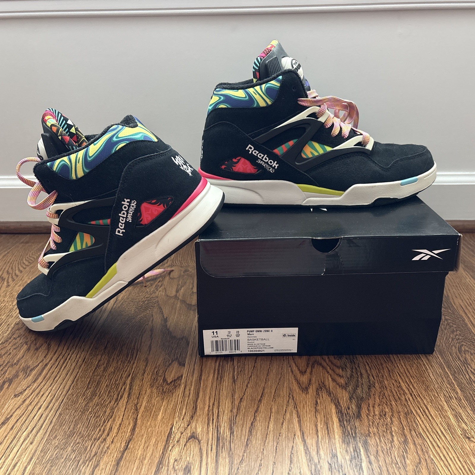 Reebok AEW The Young Bucks Pump Omni Zone 2 Superkicks M11 PO Good