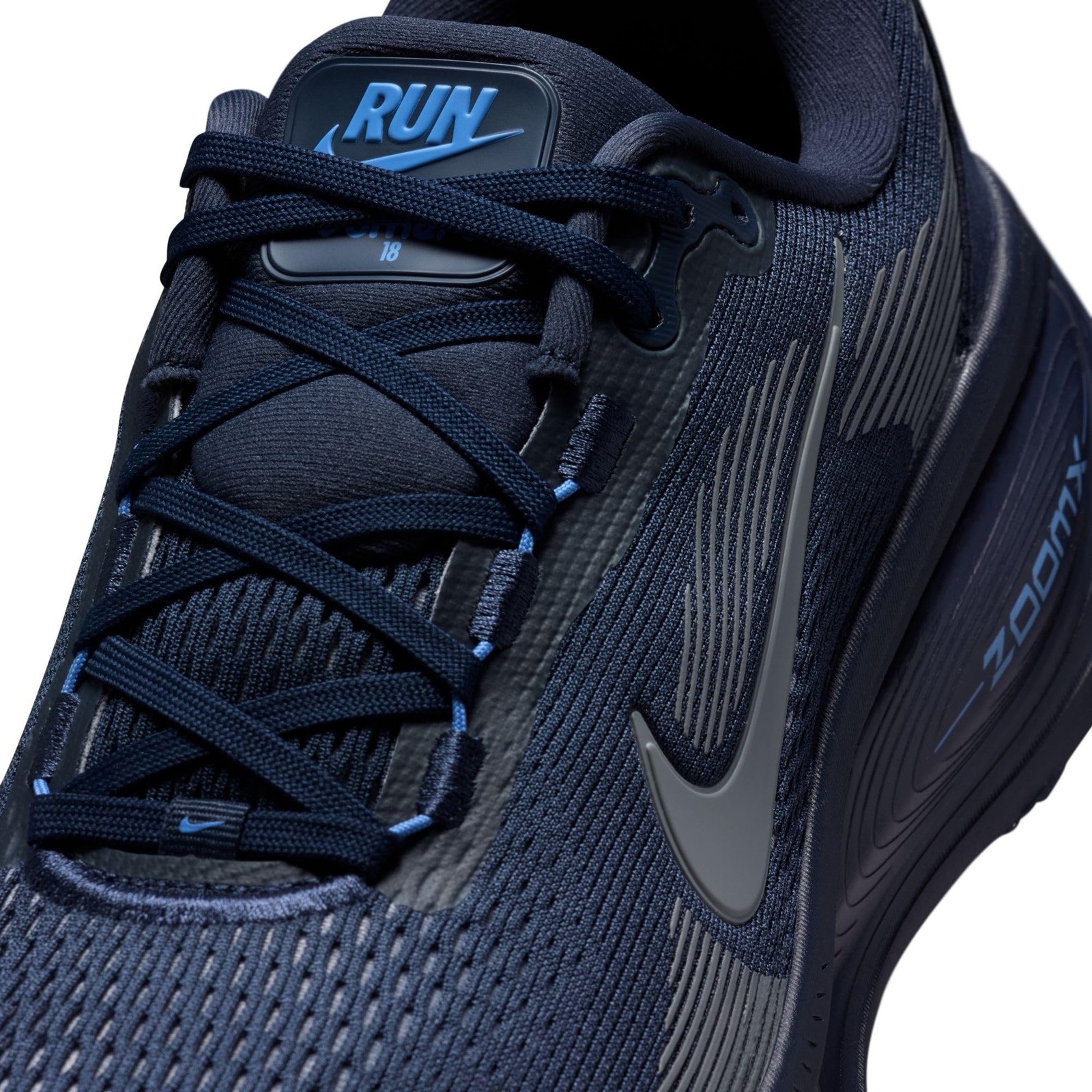 Nike Men’s Vomero 18 Road Running Shoe – Thunder Blue/Cool Grey/Obsidian – 12
