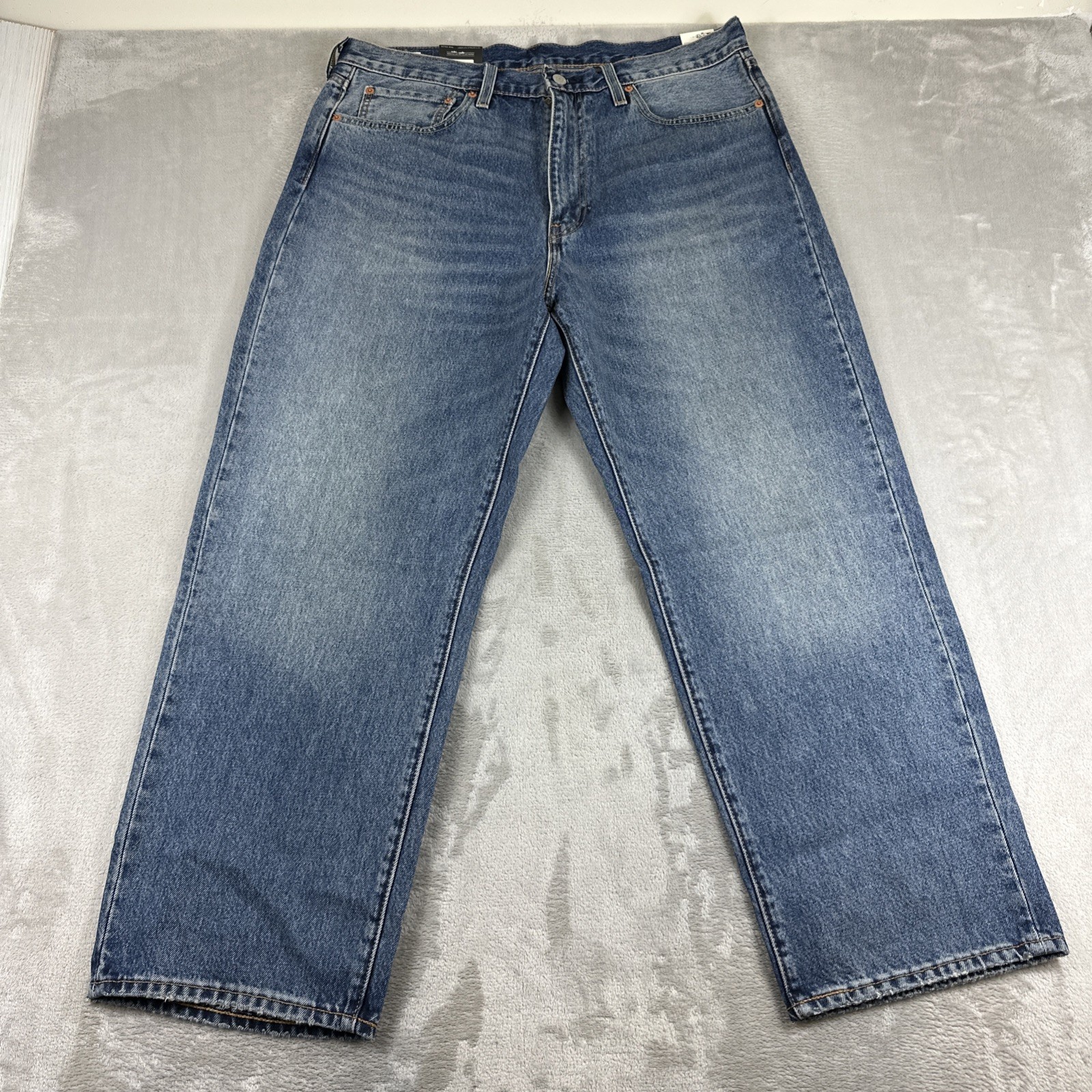 Levi’s 568 Premium Jeans Men’s Size 36×30 Loose Straight Blue Denim Cotton