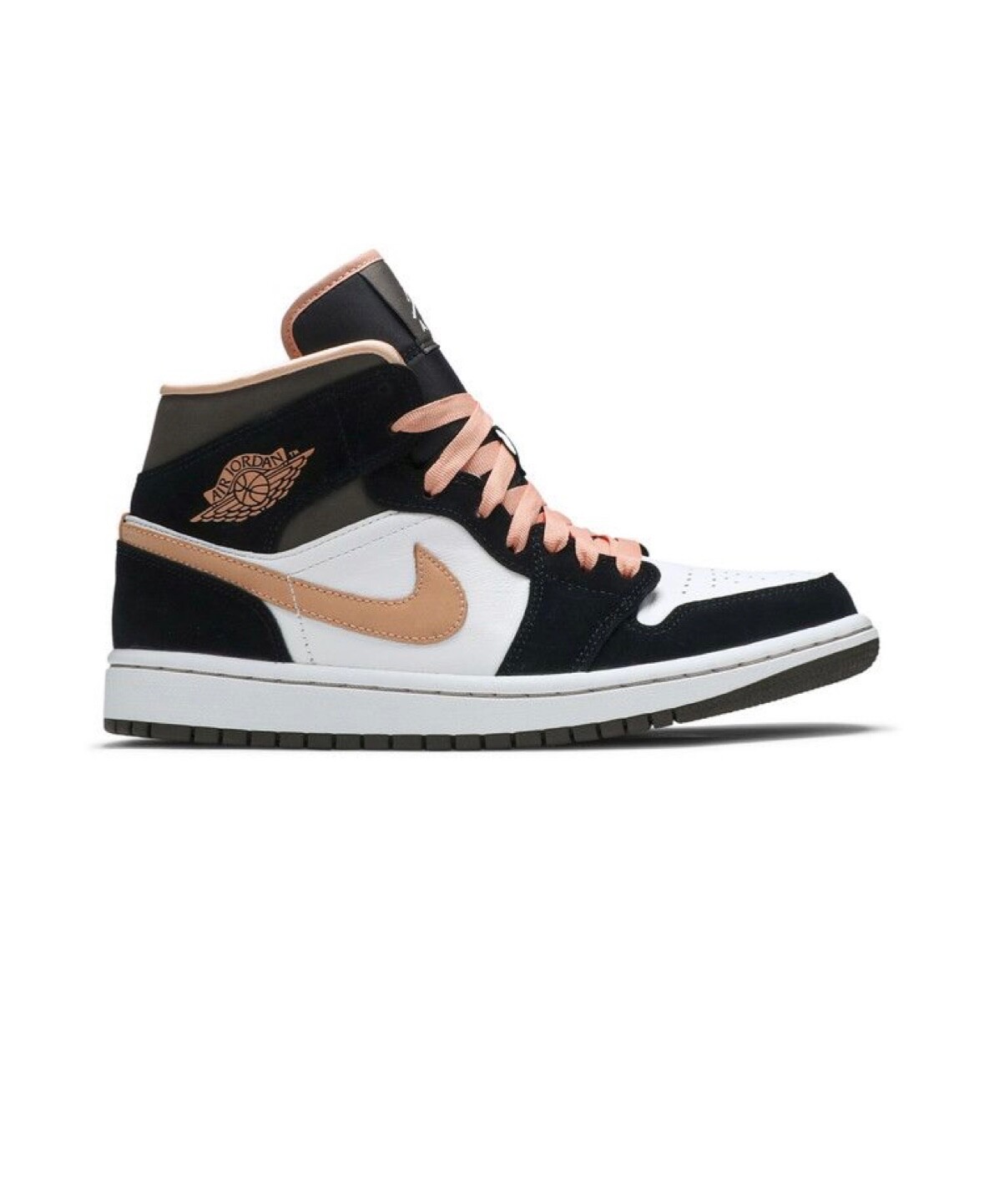 US W Size 7.5 – Wmns Air Jordan 1 mid SE “Peach Mocha”