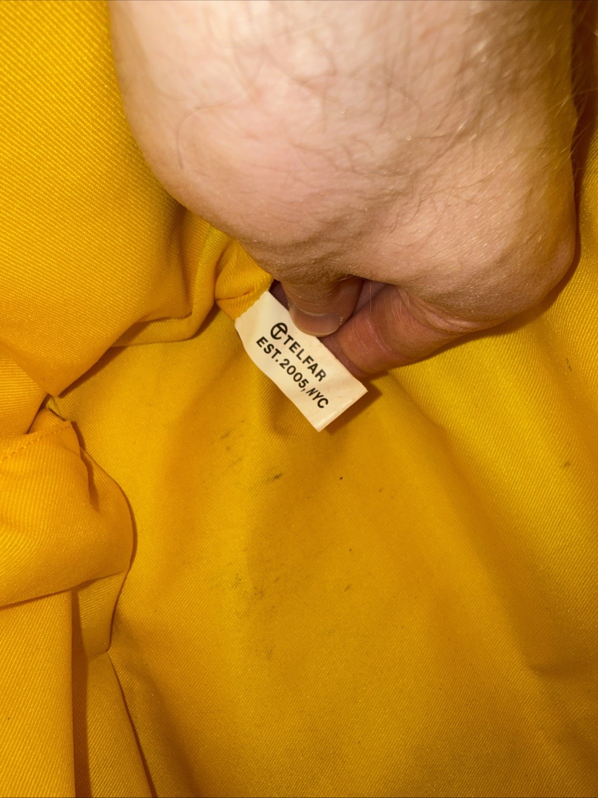 Telfar Medium Shopping Bag In Mustard Yellow