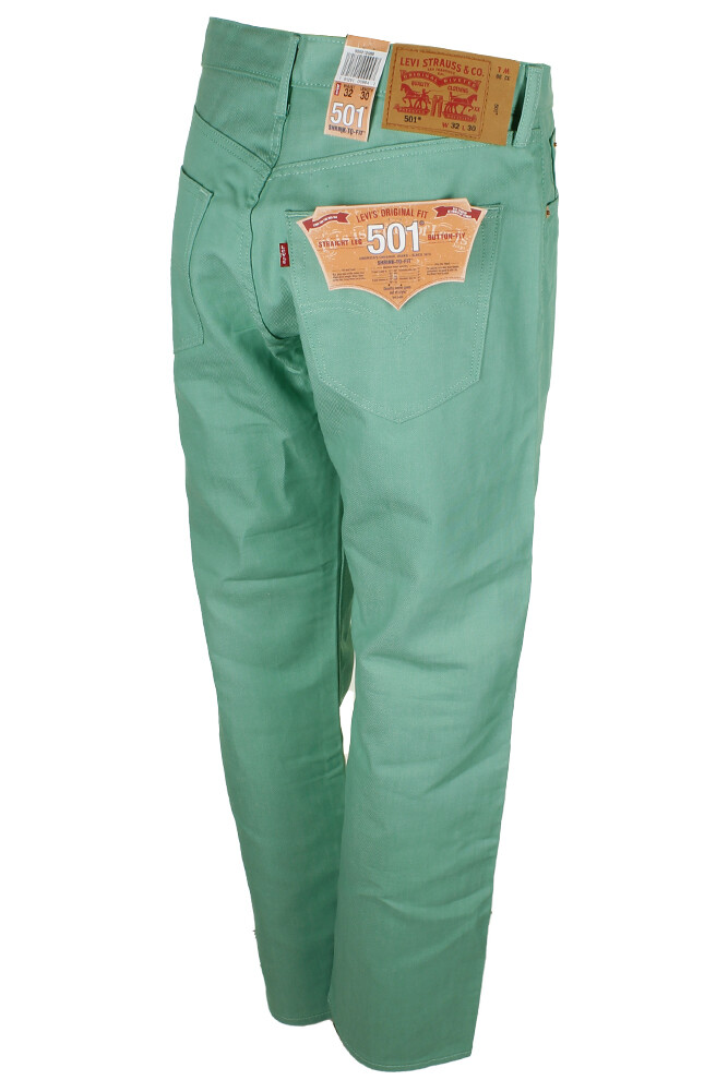 Levi’s Men’s 501 Denim Original Shrink to Fit Button Fly Jeans