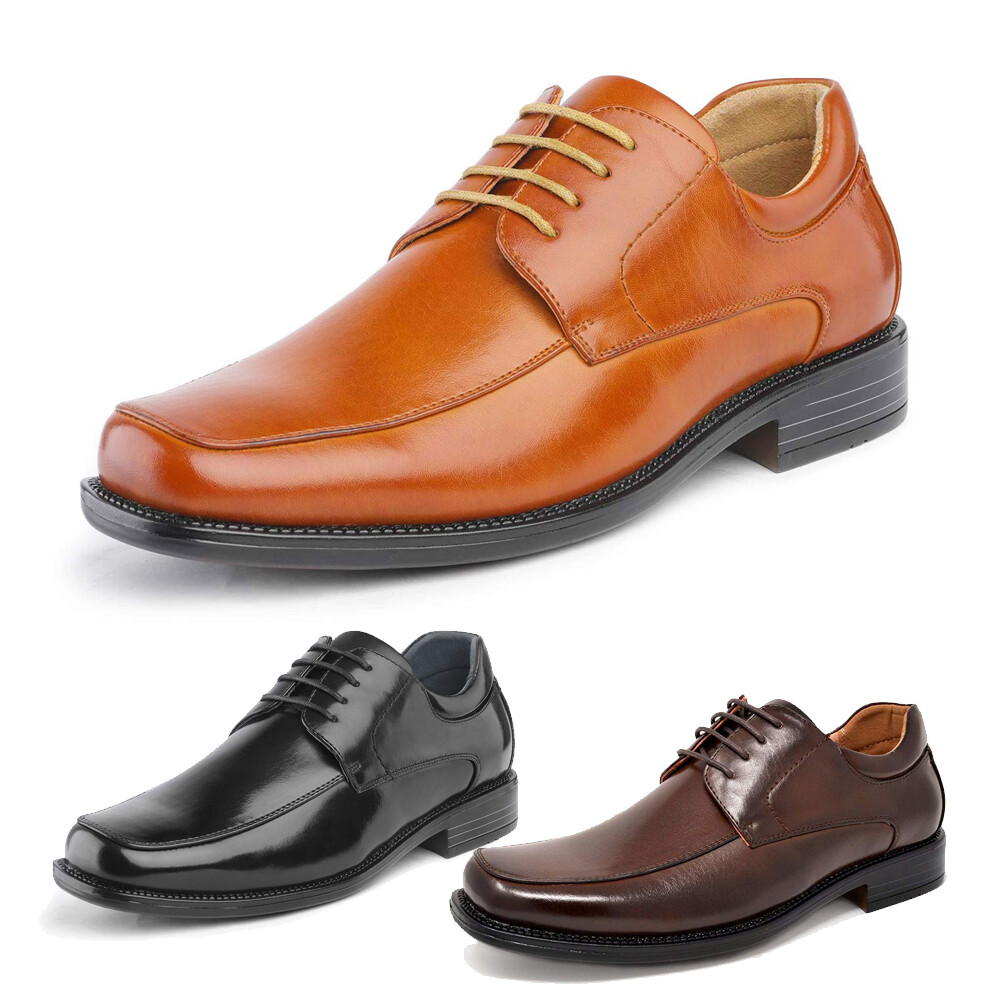 Men Classic Dress Shoes Square Toe Oxfords Shoes Formal Wedding Shoes US 6.5-15