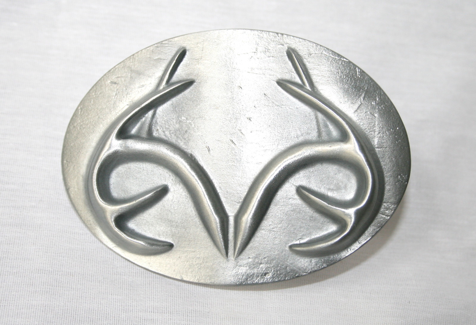 Realtree Antler Logo Metal Belt Buckle