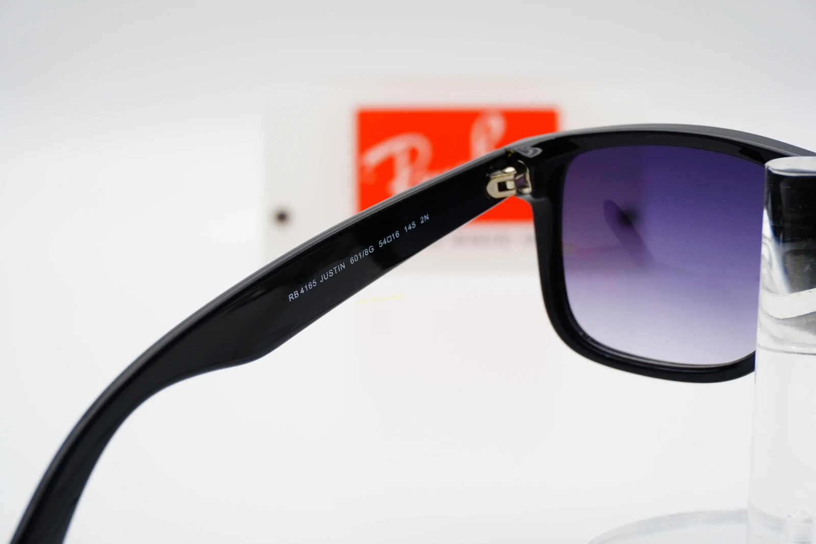 Ray-Ban Justin RB4165 Mens Sunglasses 54mm Matte Black Gray Gradient UV400