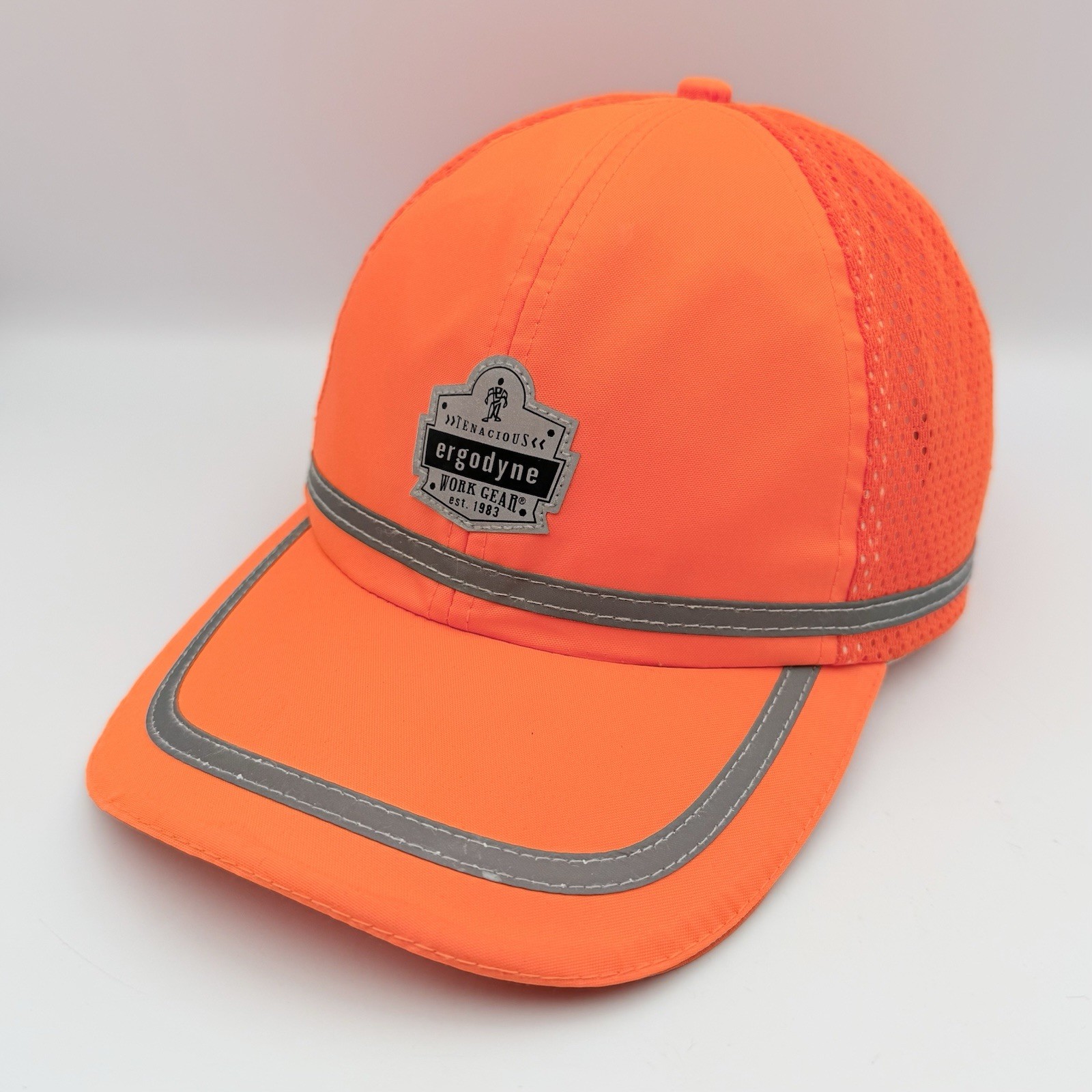 Ergodyne Strapback Baseball Cap High Visibility OS Set of 2 w/ Protective Shell