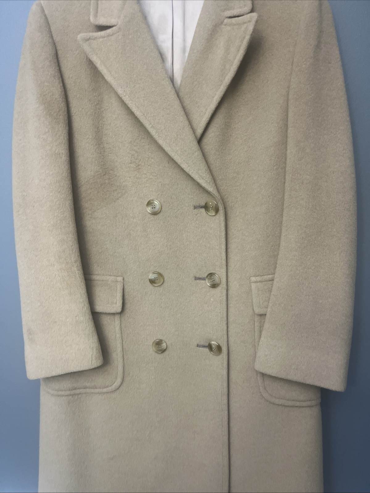 VINTAGE BROOKS BROTHERS MEN’S CAMELS HAIR DOUBLE BREASTED COAT