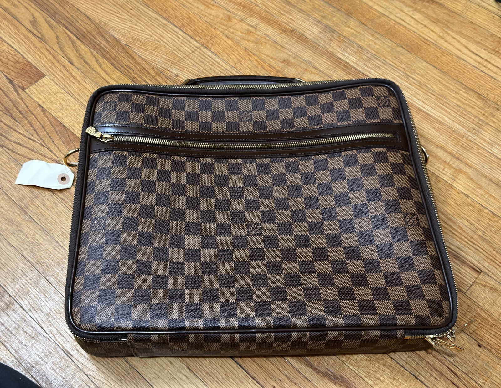 Louis Vuitton Damier Ebene Sabana Brown What Goes Around Comes Around Bag