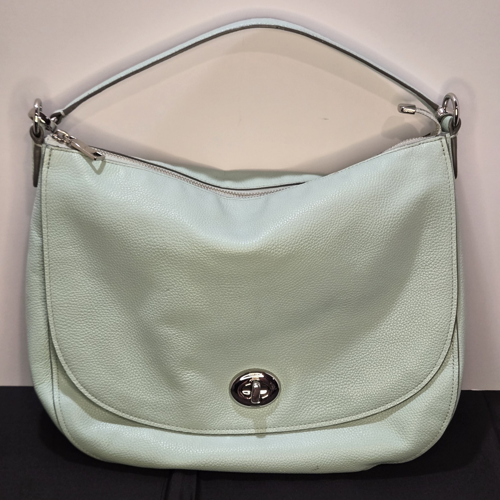 Beautiful Authentic Coach Turnlock Hobo Style #36762 & Matching Wallet Set