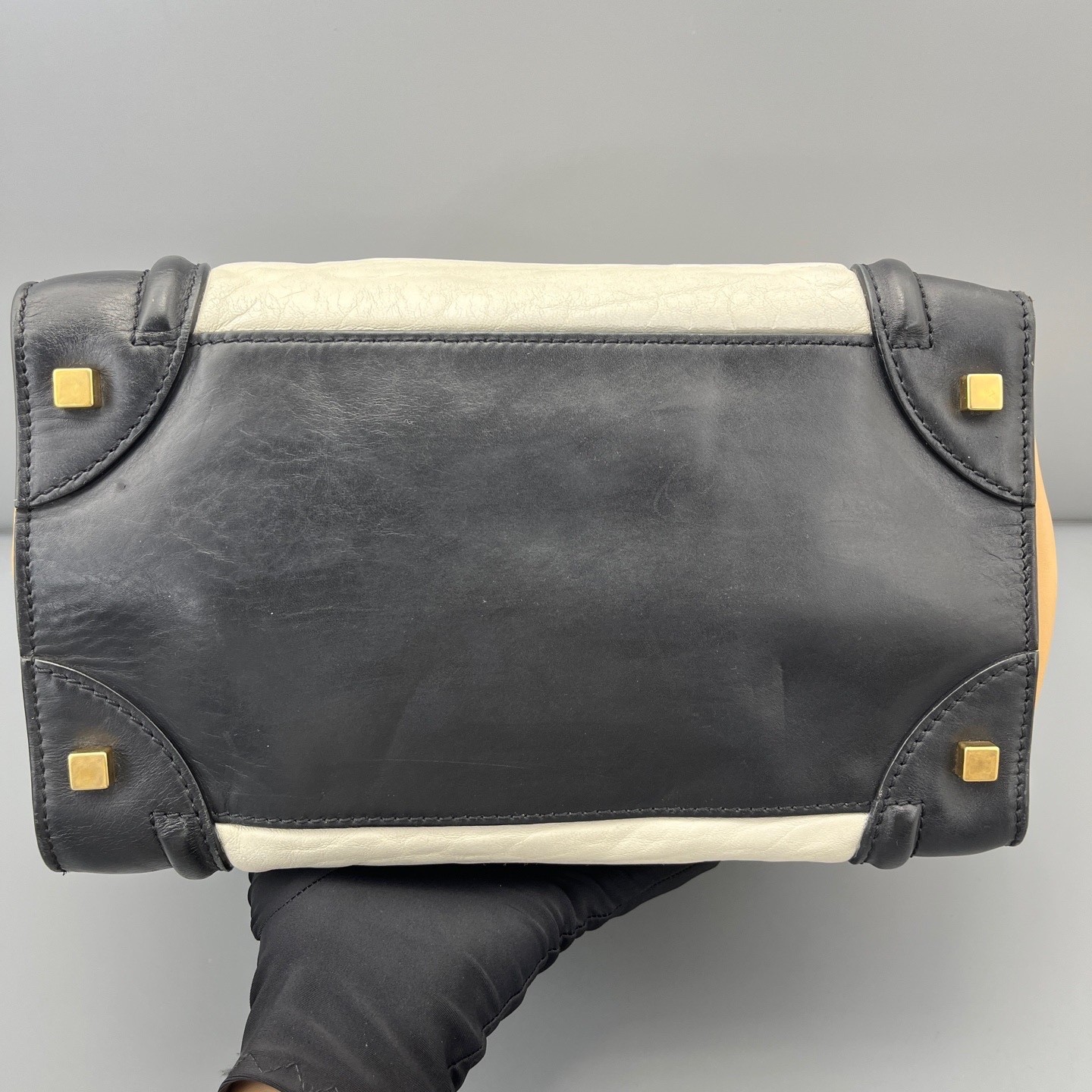 Celine Pre-Owned Authentic Luxury Handbag Colorblock 31*32*17cm