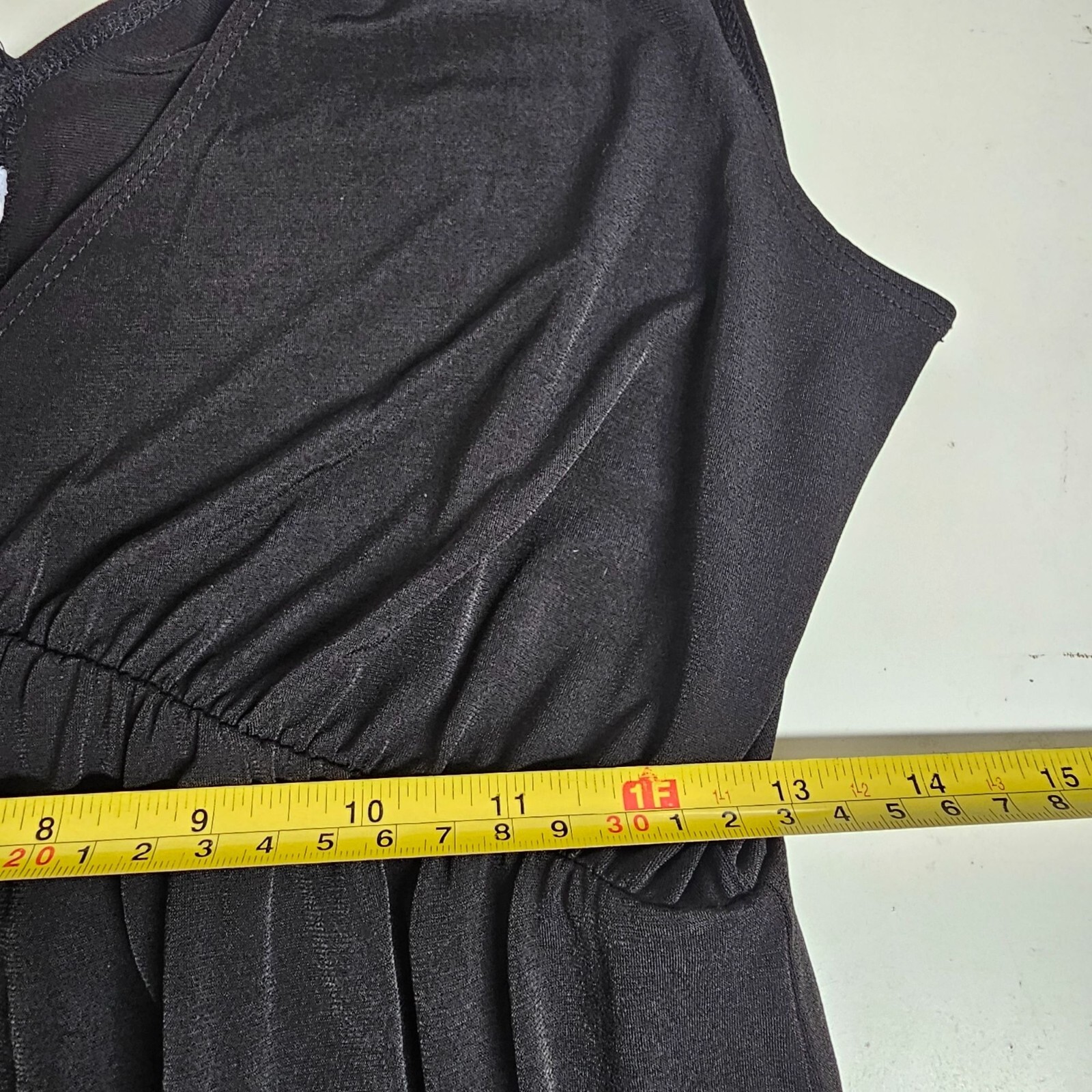 BCBGeneration Black Sleeveless Jumpsuit XS Polyester Spandex Blend MSRP $88