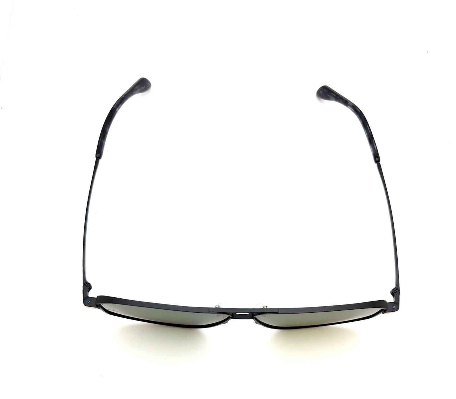 Mita Sunglasses Milano In Black Recycled Aluminum & Plastic Geometric Aviator