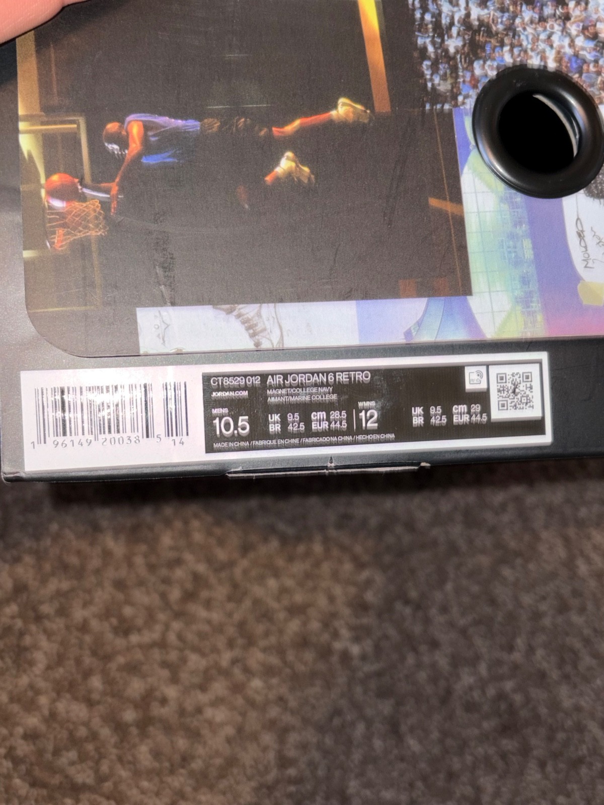 Size 10.5 – Jordan 6 Retro Mid Georgetown