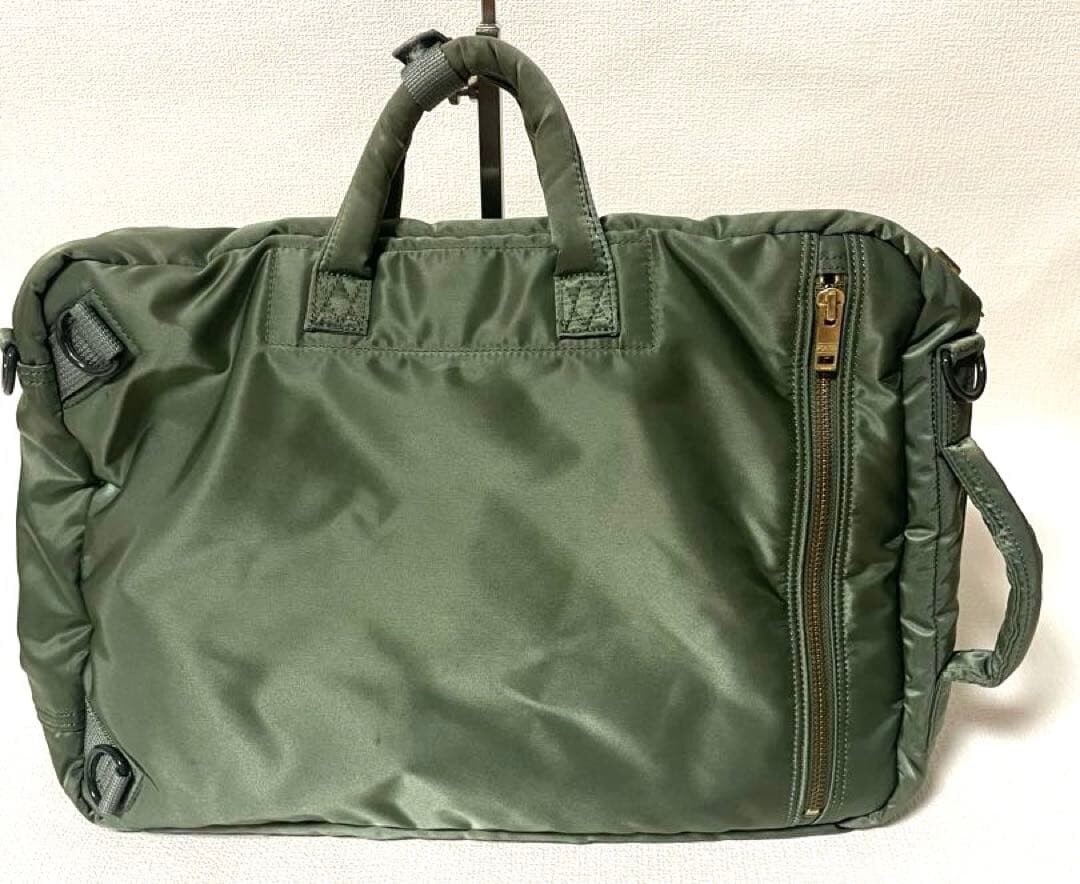 Porter Tanker 3Way Briefcase Sage Green B4 15L PC Bag 622 26107 New Tanker