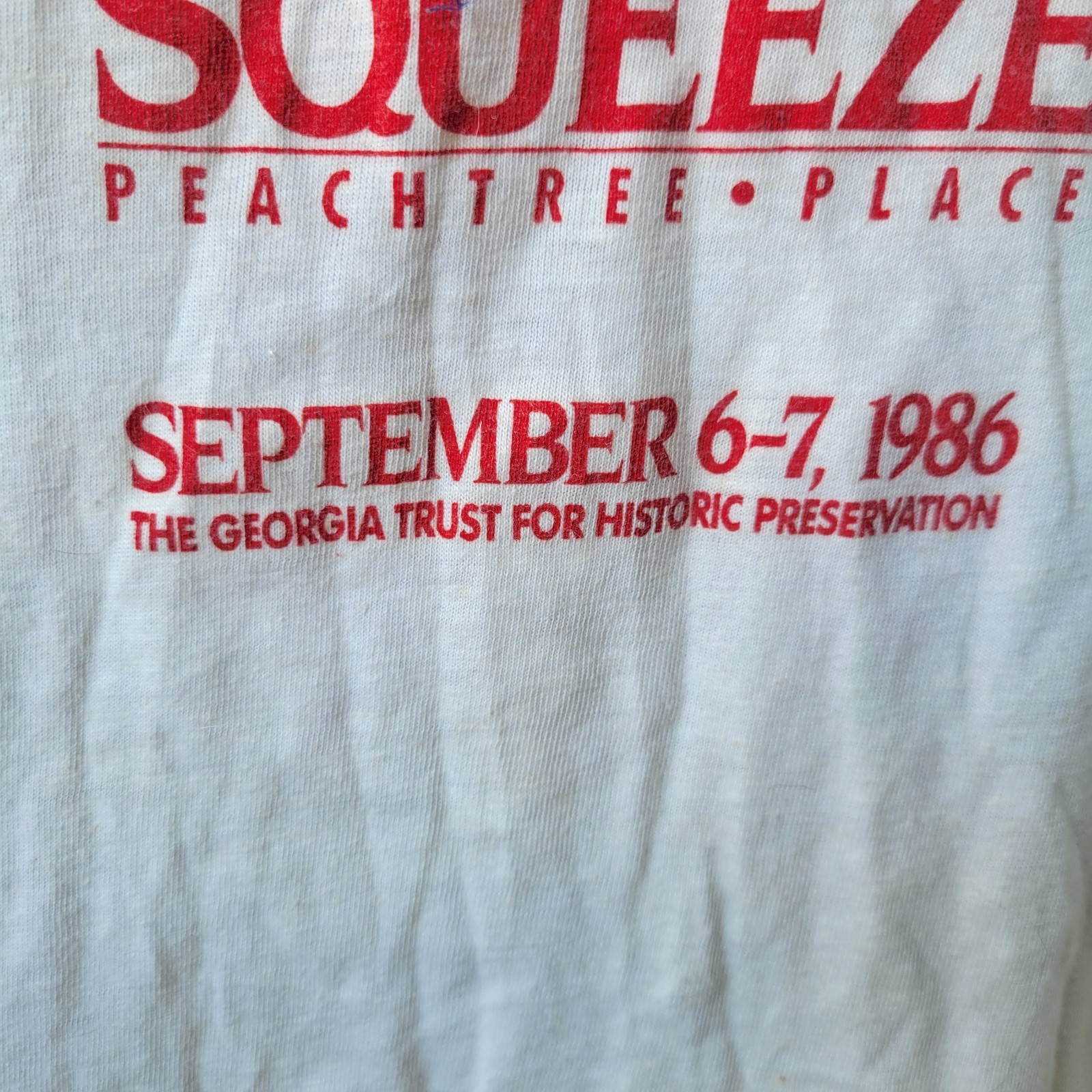 Vintage 1986 CHED By Anvil Tight Squeeze Peachtree Place Georgia XL USA