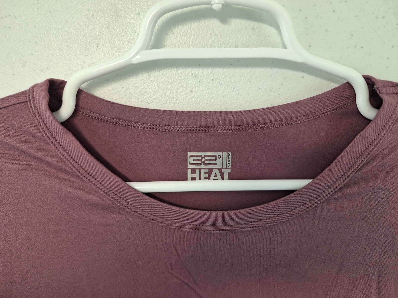 Lot of 2 32 Degrees Heat Women’s Large Fig Berry Soft LS Base Layer Top NWT