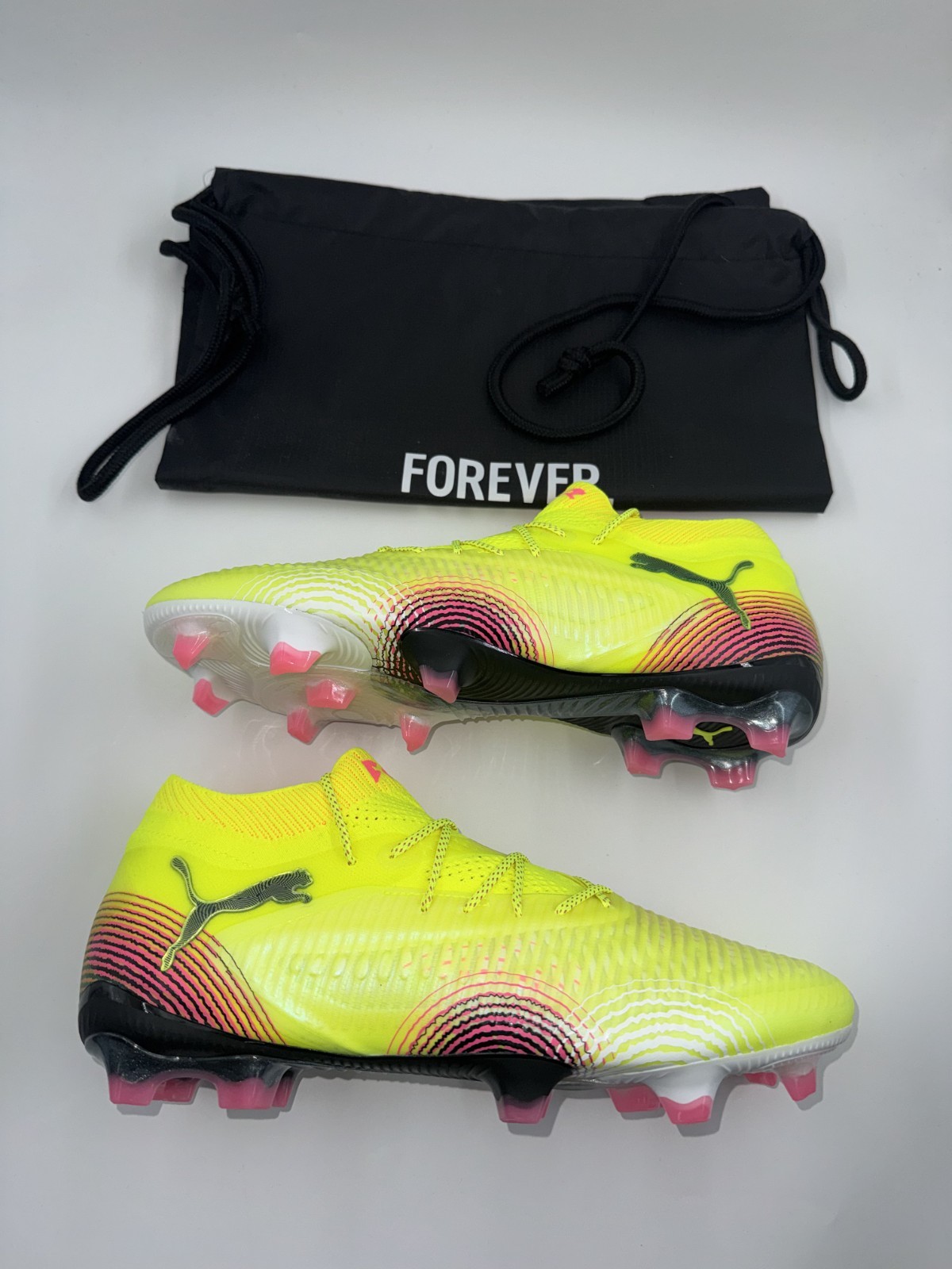 PUMA Future 8 Ultimate FG Yellow Red Black 108138-03 Men’s Pick Size