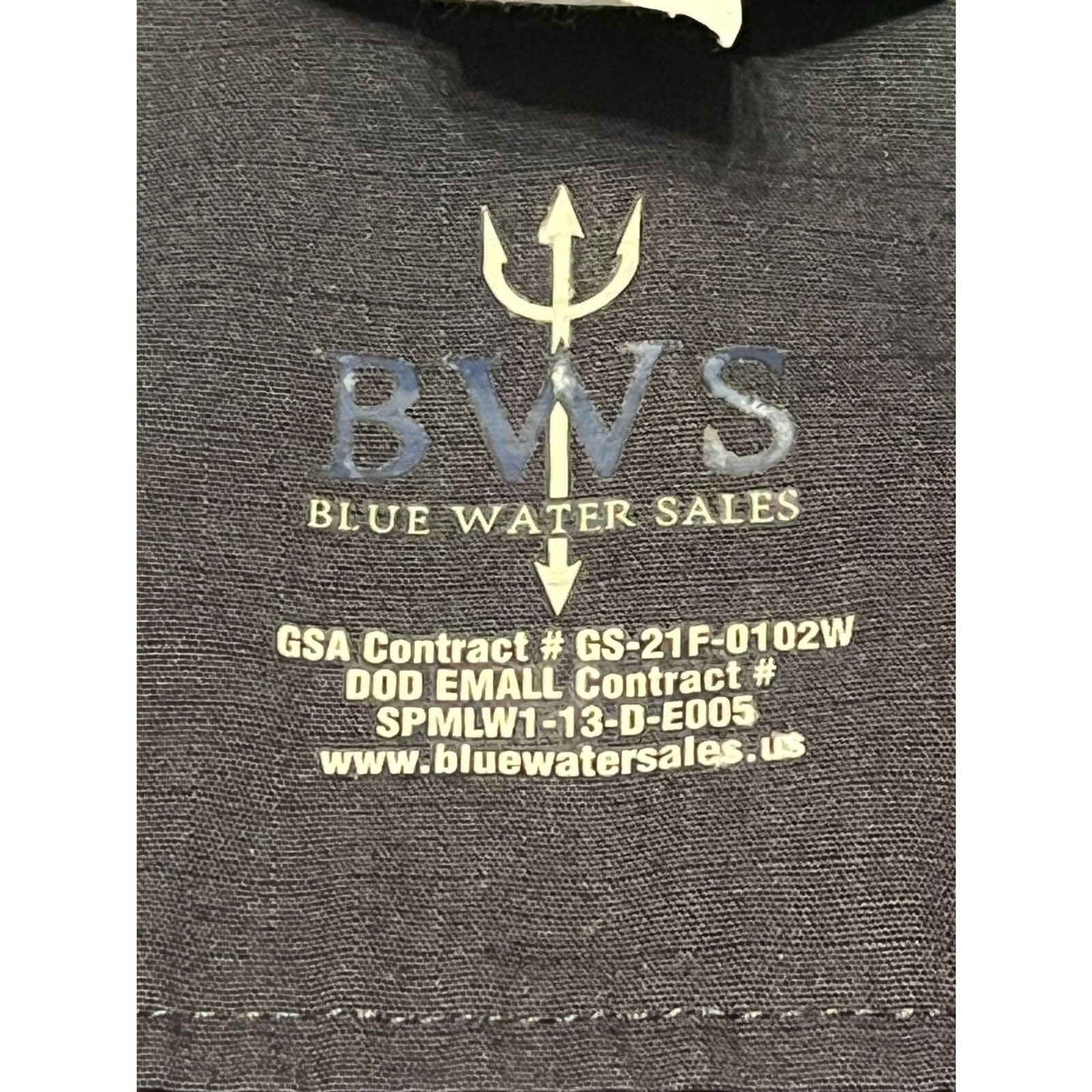 Tactical Field Shirt Rip-StopMens Blue XL PolyCotton Long Sleeve Button Front