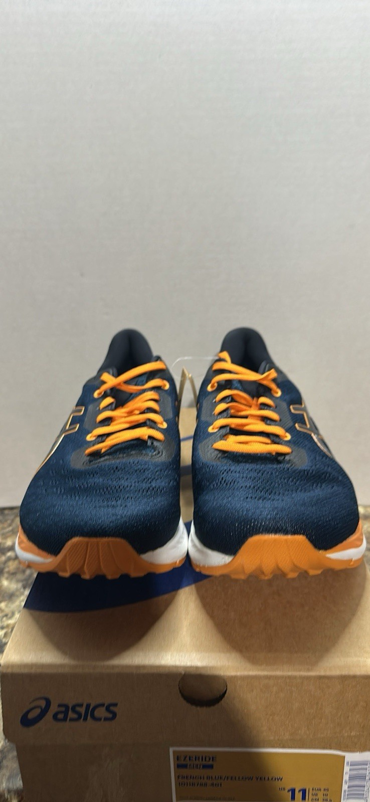 ASICS EzeRide 1011B788-401 French Blue Yellow Men’s Athletic Sneaker