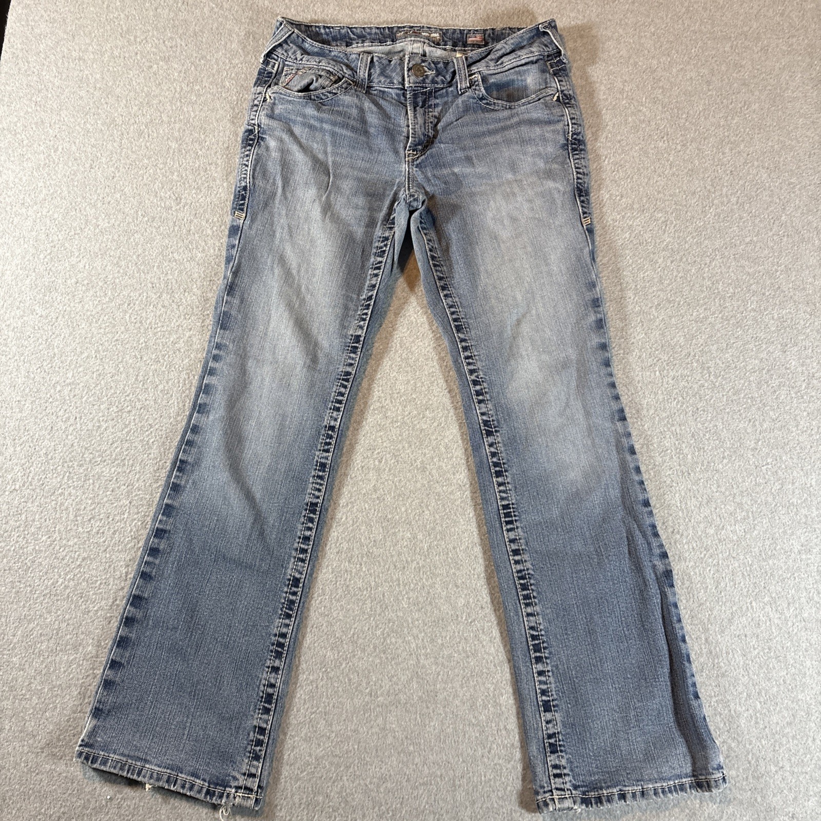 ARIAT FR Mid Rise Boot Men’s Jeans Sz 31 R (Hole In Belt Loop) 31×32