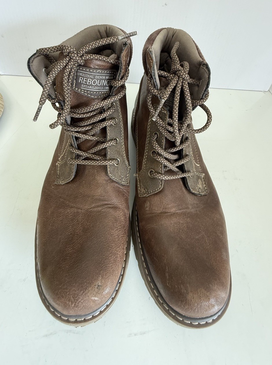 Size 9 – Rebound Mens Casual Brown Boots Trail Hiking Walking Work