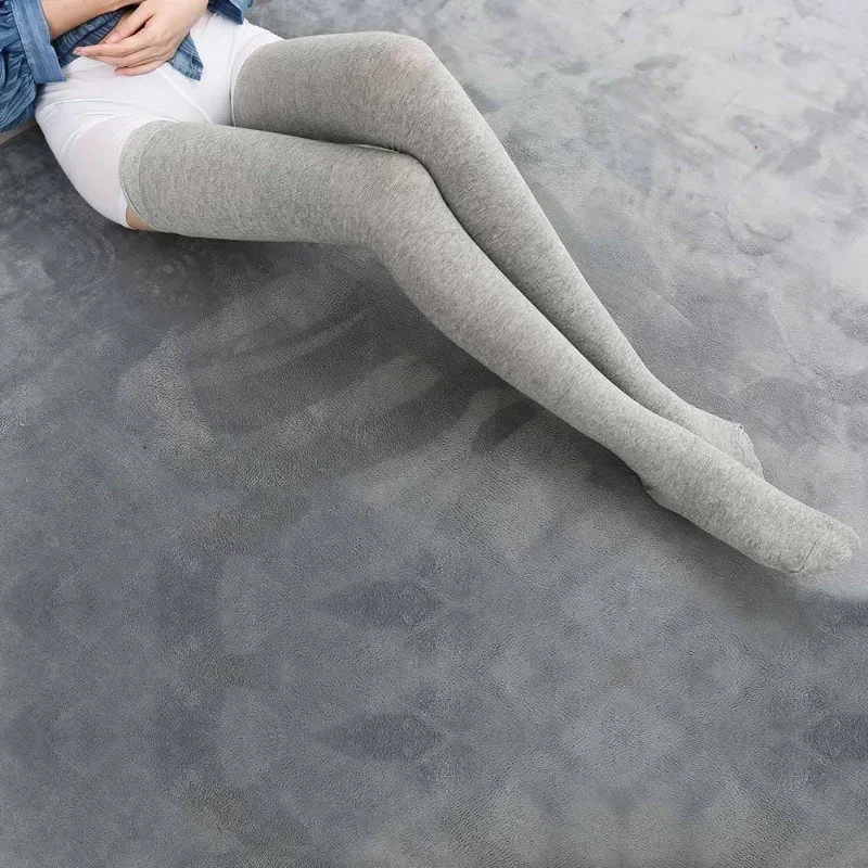 80cm Cotton Thigh High Over Knee Socks for Women Winter