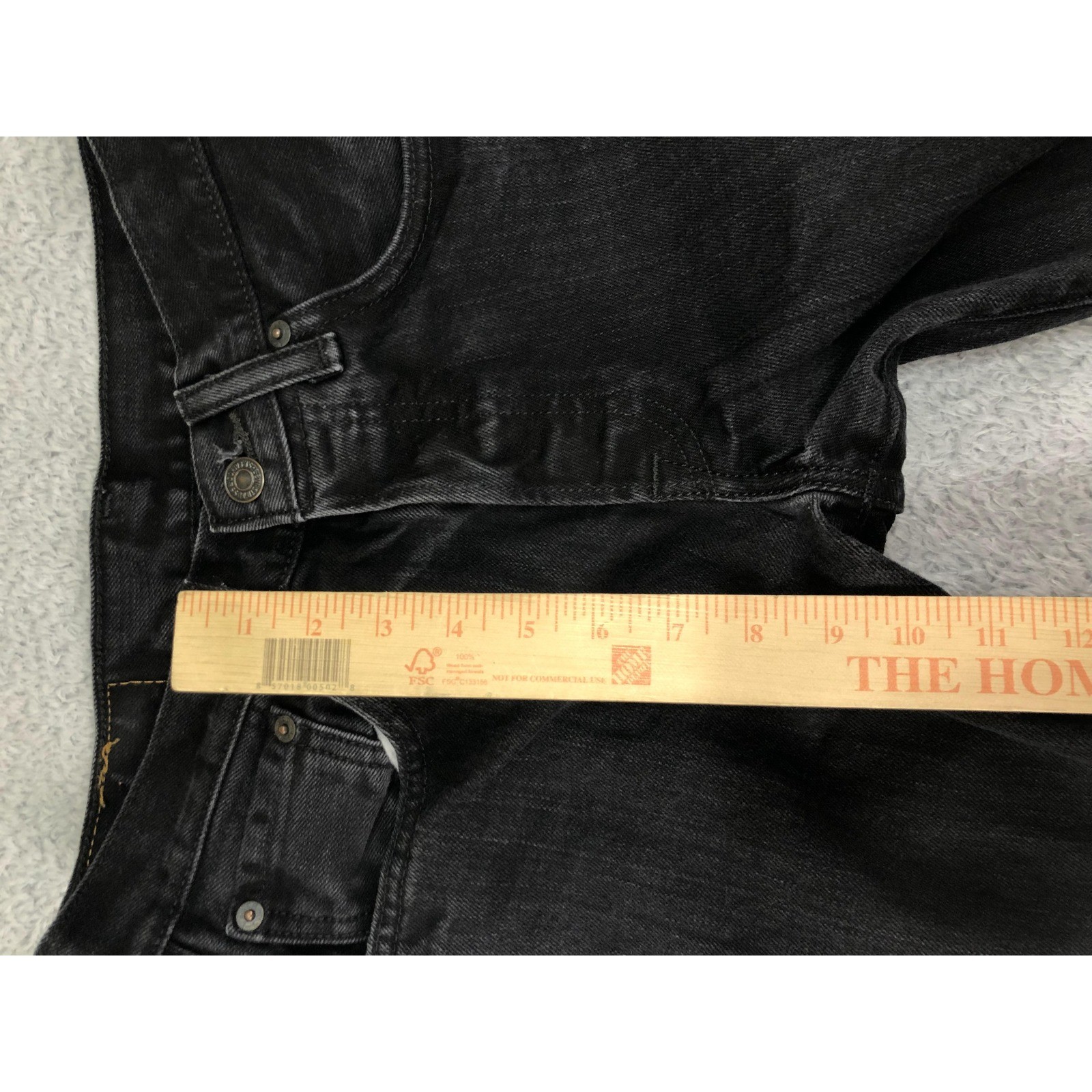Levis 501 Jeans Mens Size 28×30 Black Original Fit Straight