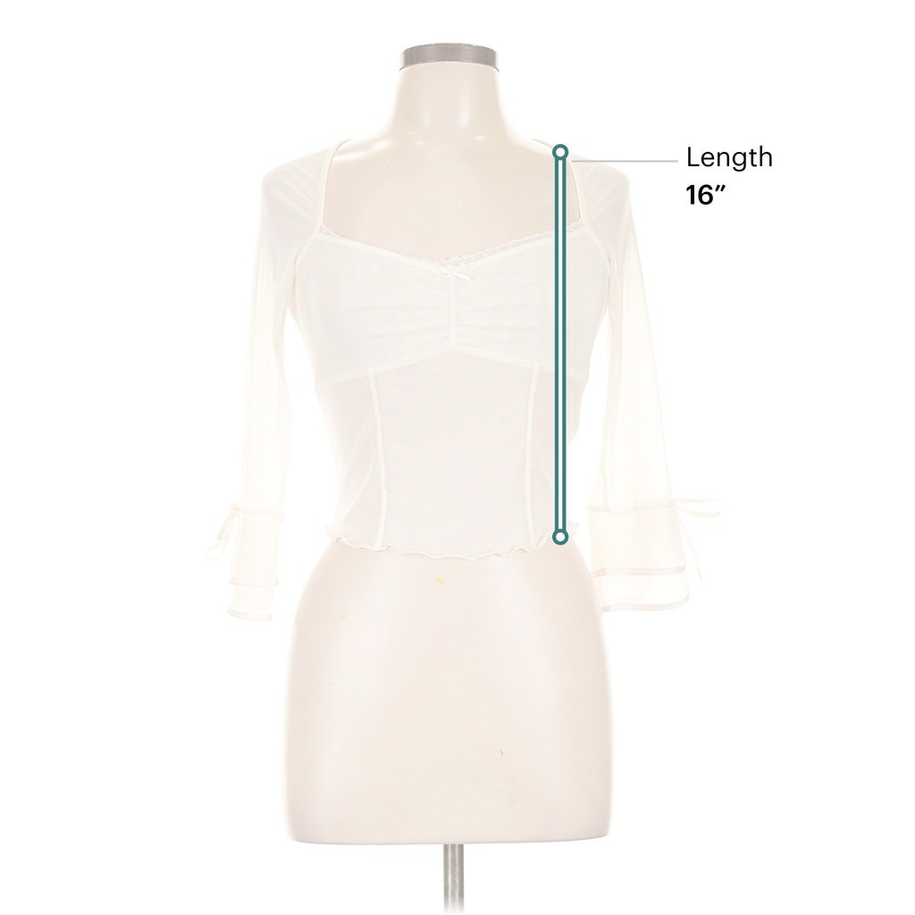NWT Urban Outfitters Kimchi Blue Sheer Romantic Top – Large