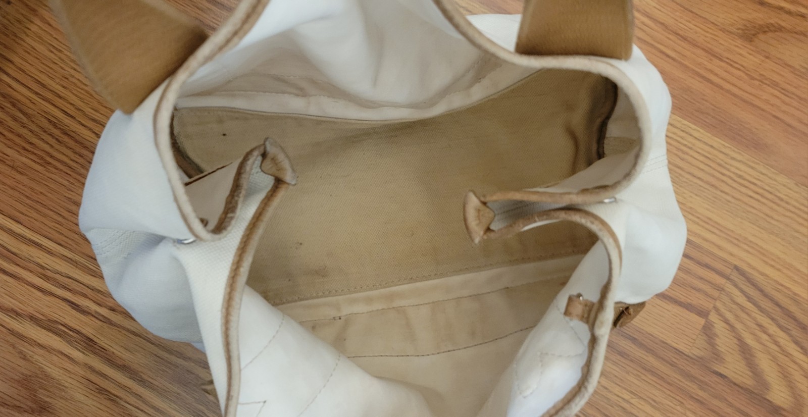 Balenciaga Navy Cabas Tote One Size Beige/Brown Canvas/Leather