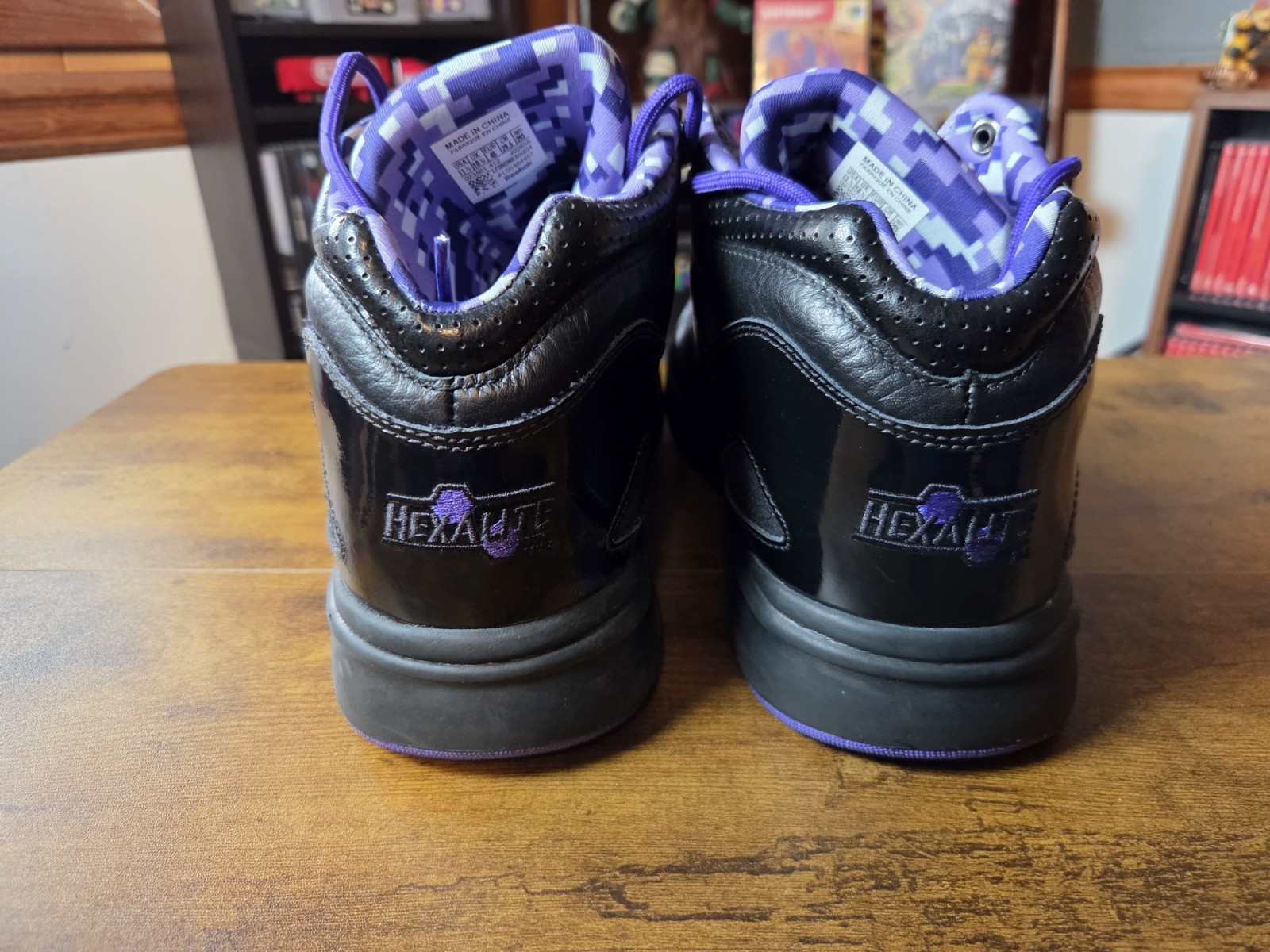 Reebok Pump Omni Lite Digital Camo Black/Purple Rare Retro Twilight size 11.5