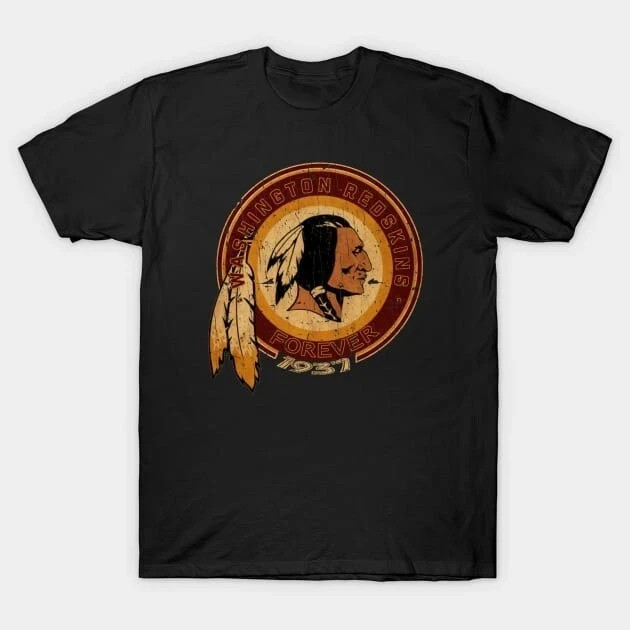 Vintage Style Washington Football Reprint T-Shirt Retro Sports Fan Tee Unisex S-