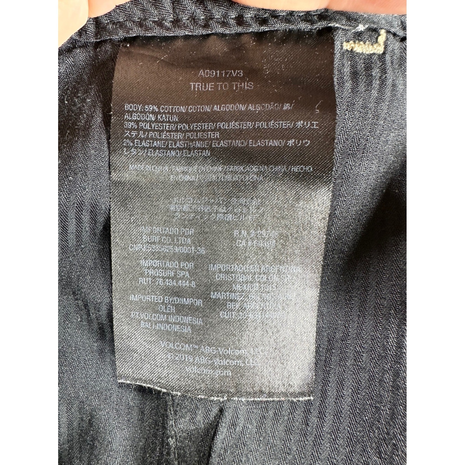 Volcom Frickin Modern Fit Chino Shorts Mens 40 Khaki Tan Stretch