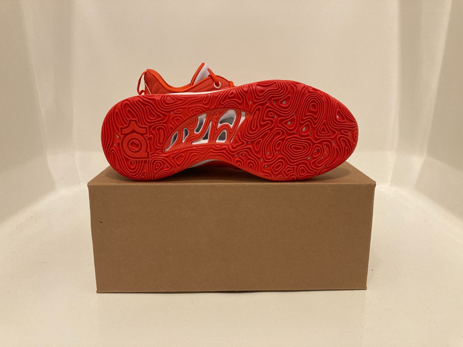 Sz 9 Men – Nike KD 15 PROMO Team Orange Kevin Durant Basketball Shoes DX6648-802