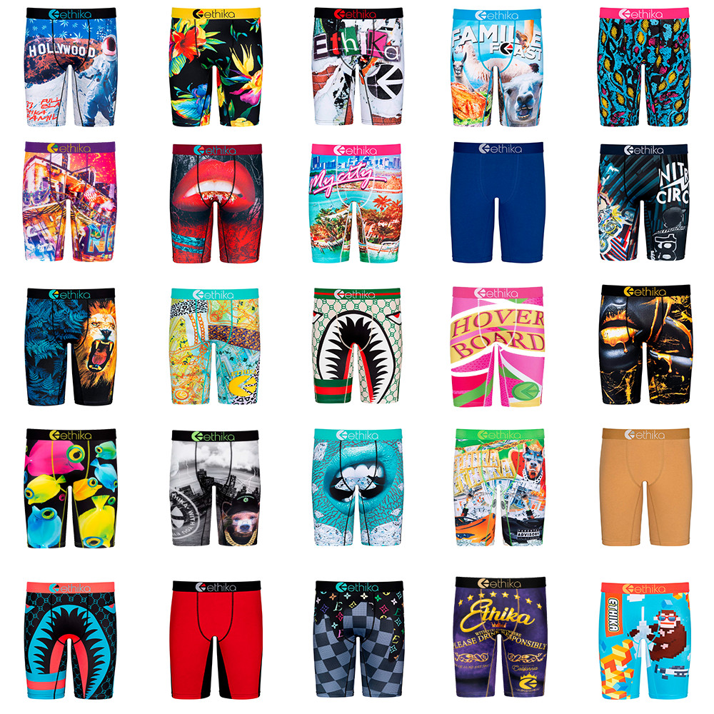 3 Pack Ethika Men’s The Staple Boxer Briefs – Models 2024 (Random Color)