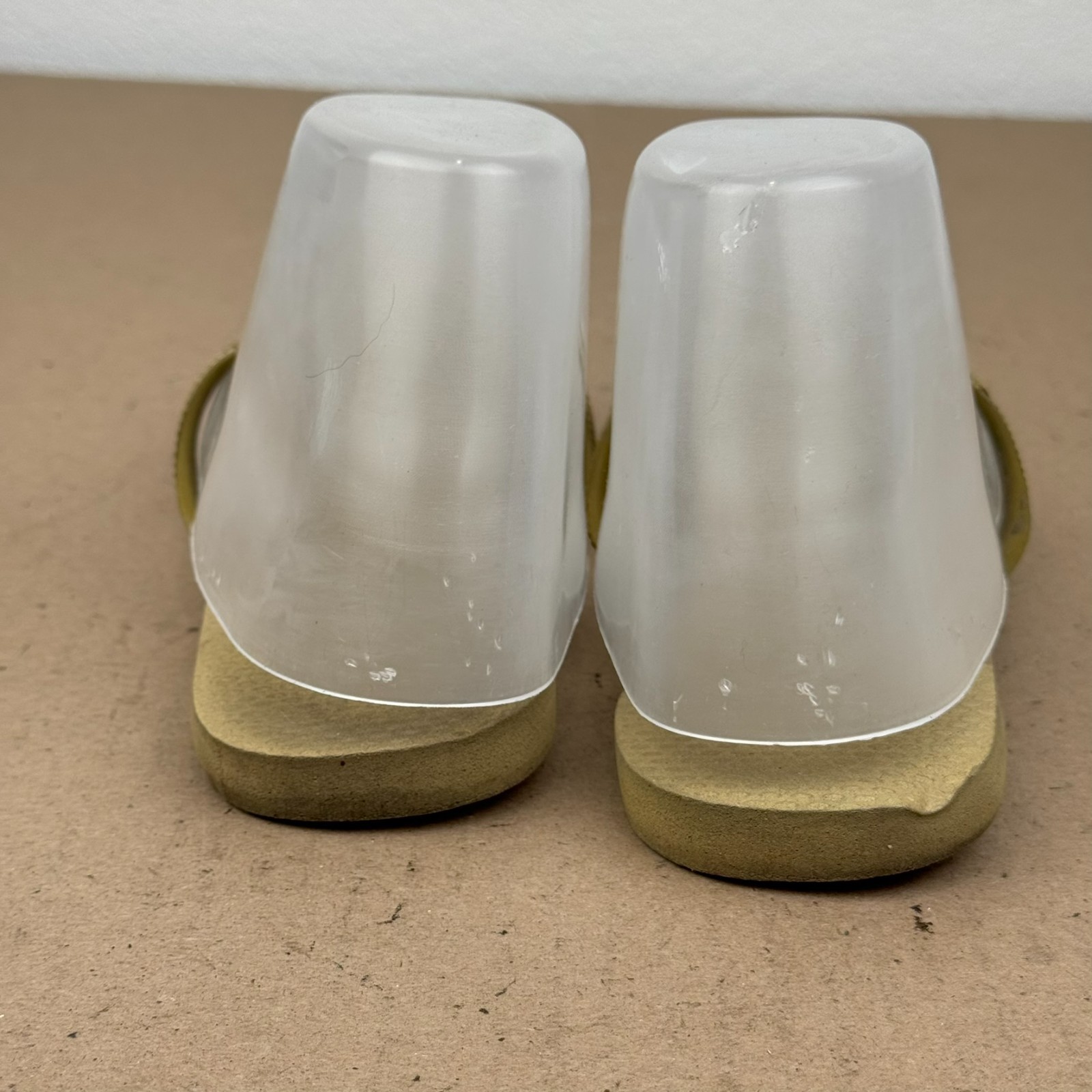 Havaianas Slim Metallic Gold Flip Flops Womens Size US 6 EU 35 DAMAGE